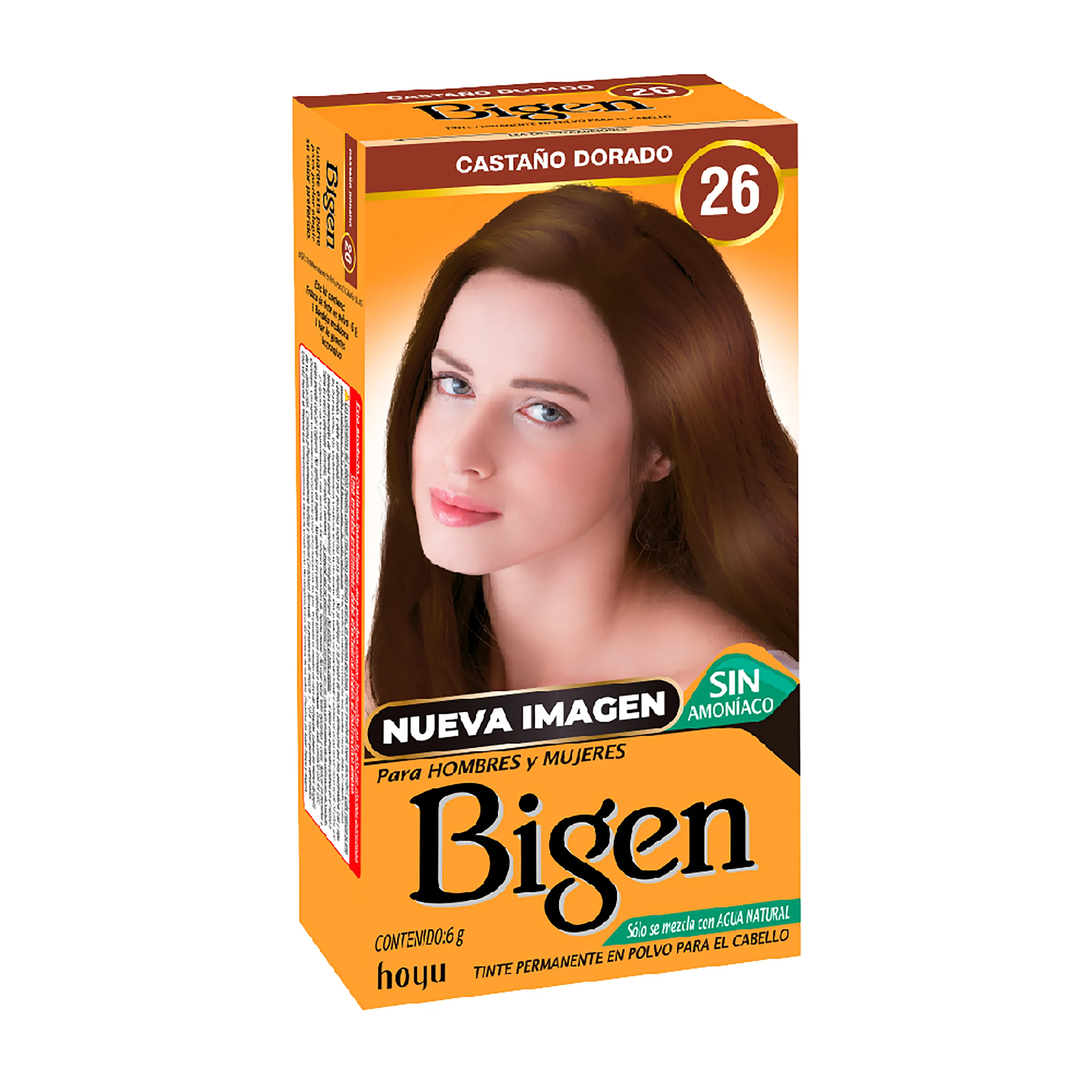 Tinte Bigen Castano Dorado # 26 Gramos