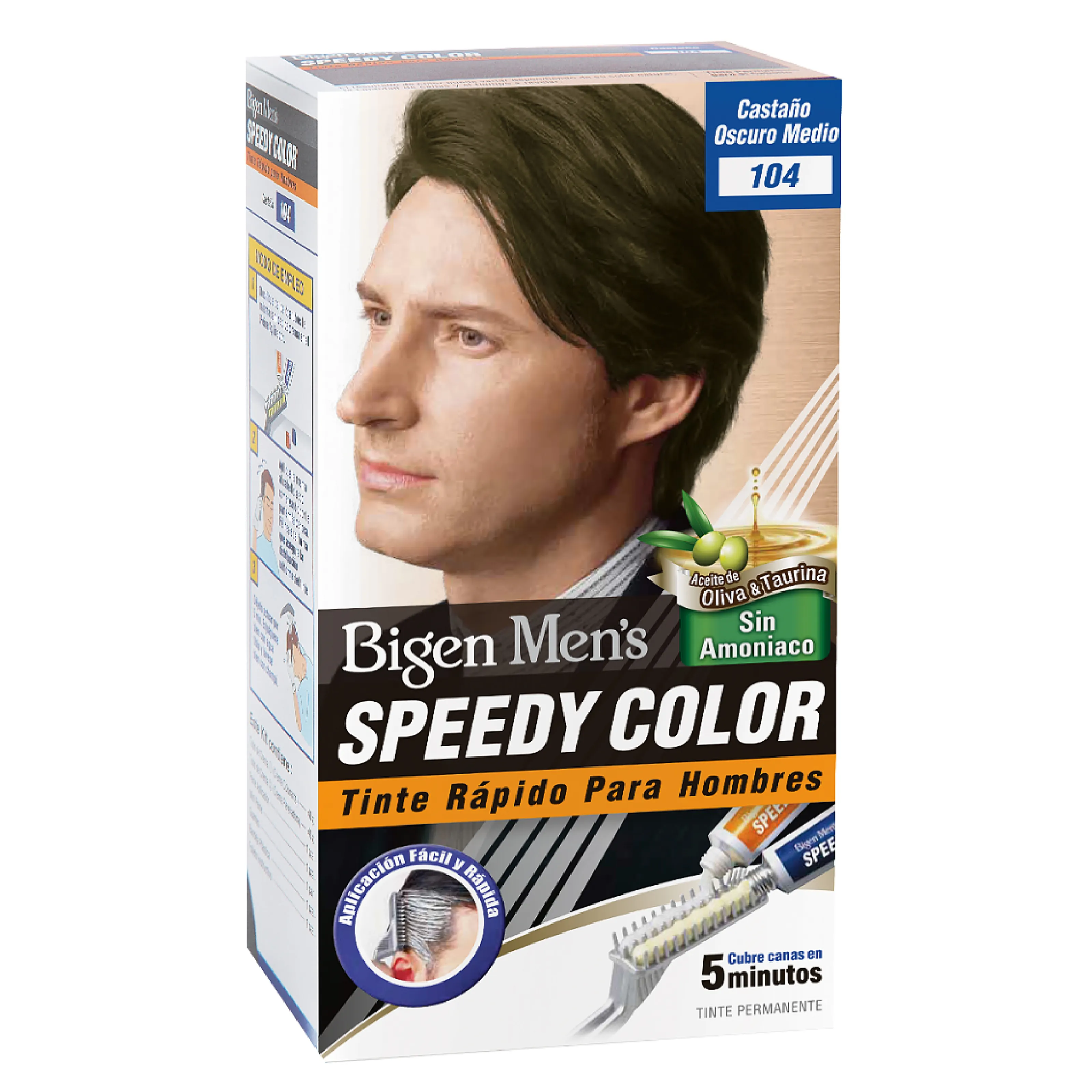 Tinte Bigen Mens Speedy Castano 104 Unidad