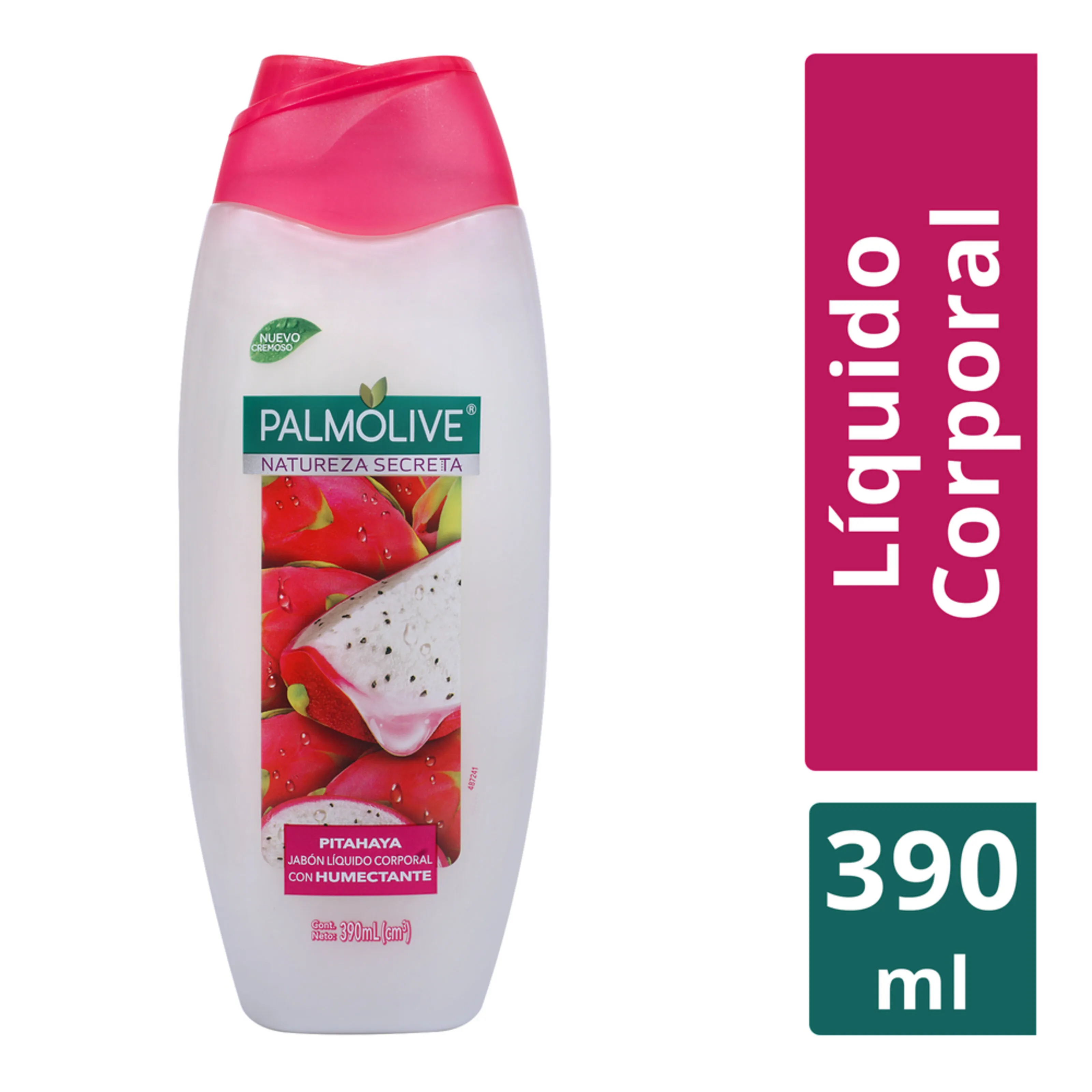 Palmolive Jabón Corporal Humectante Pitahaya Líquido 390 ml