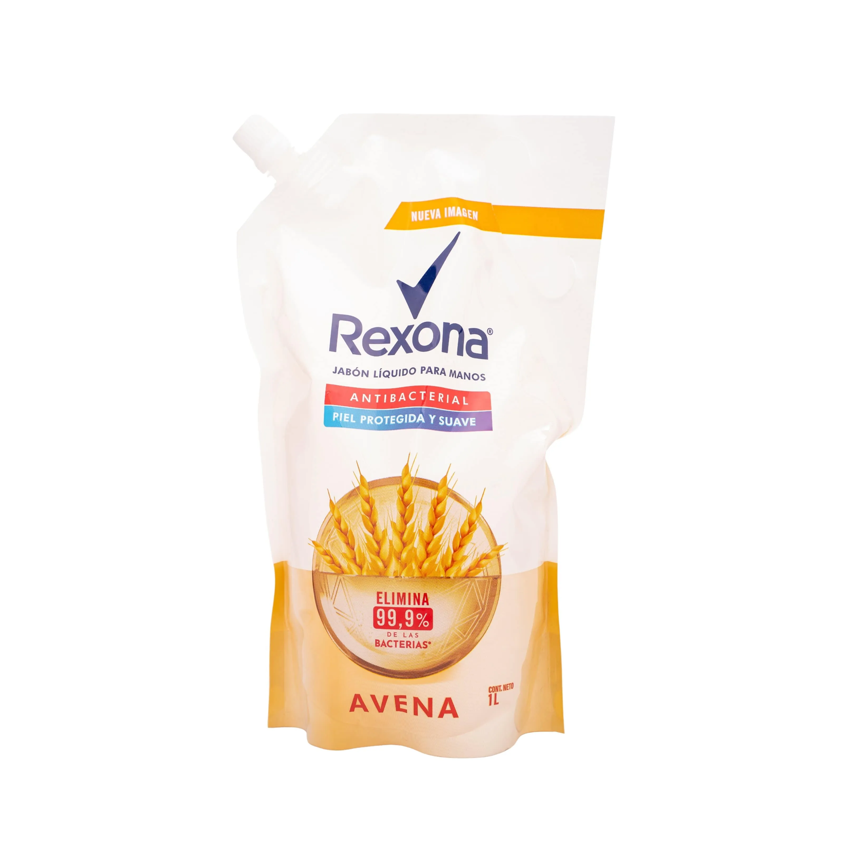 Rexona Jabon Liquido Antibacterial Avena Doypack 1000 L