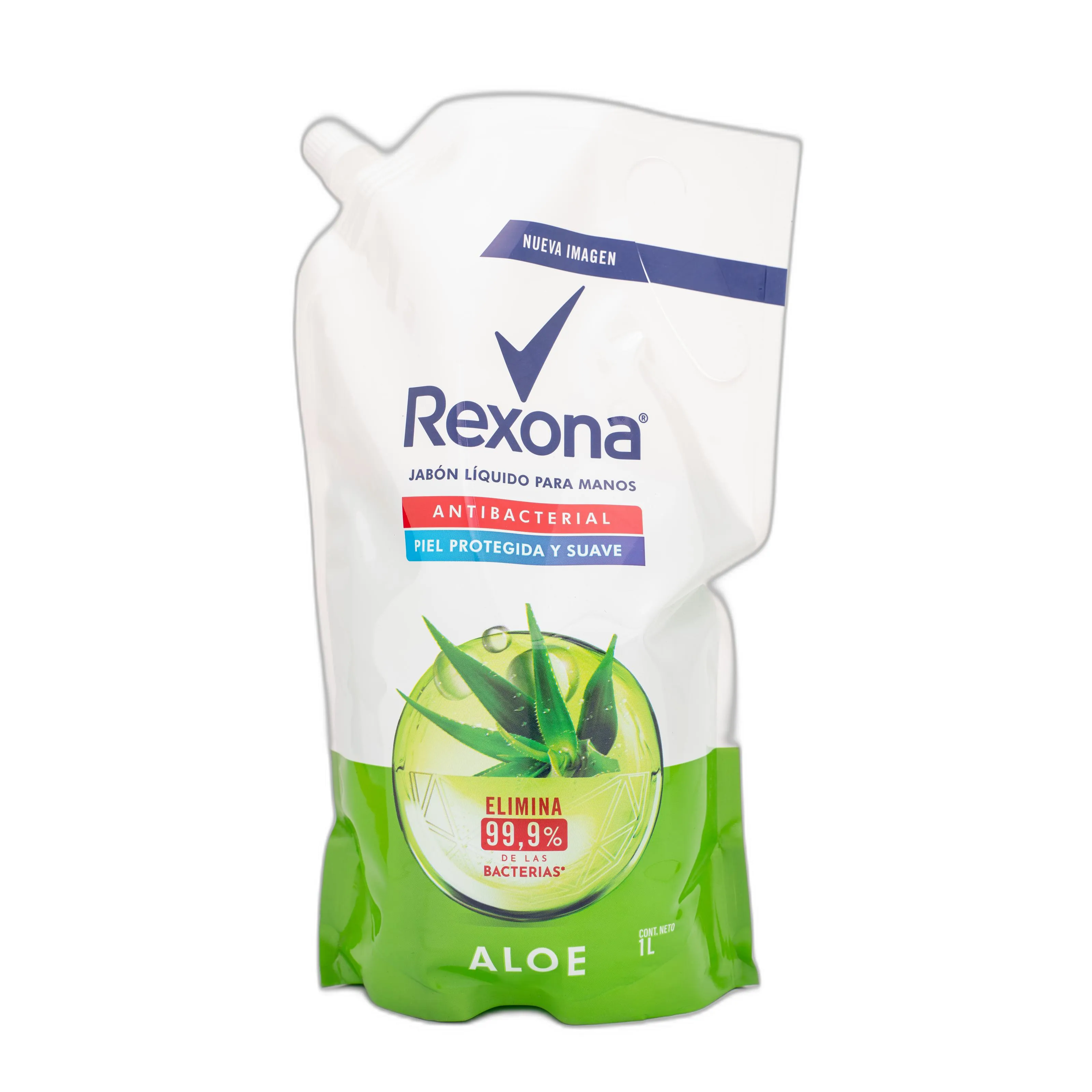 Rexona Jabon Liquido Antibacterial Aloe Doypack 1000 L
