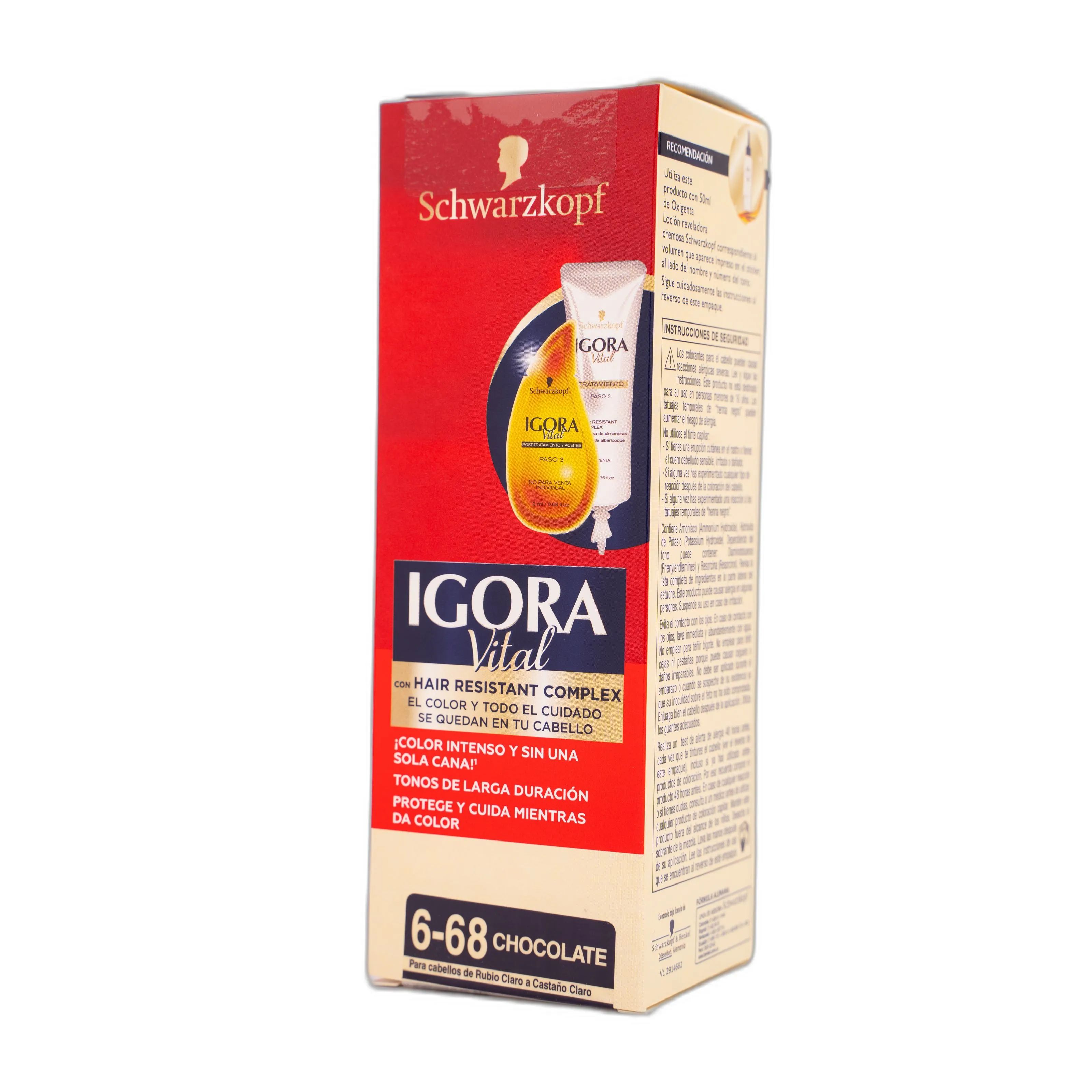 Tinte Igora Vital Color Chocolate Tubo 6-68