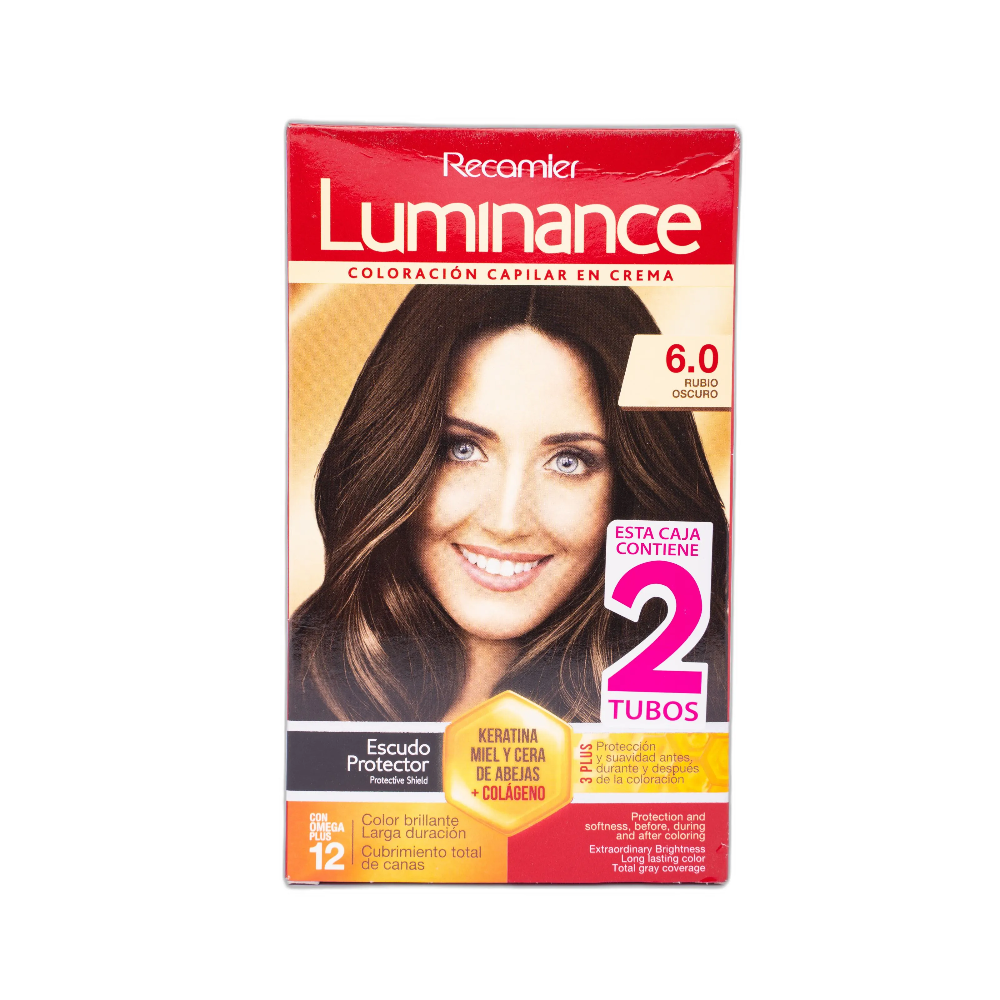 Tinte Luminance Rubio Oscuro Doble Tubo Estuche 6