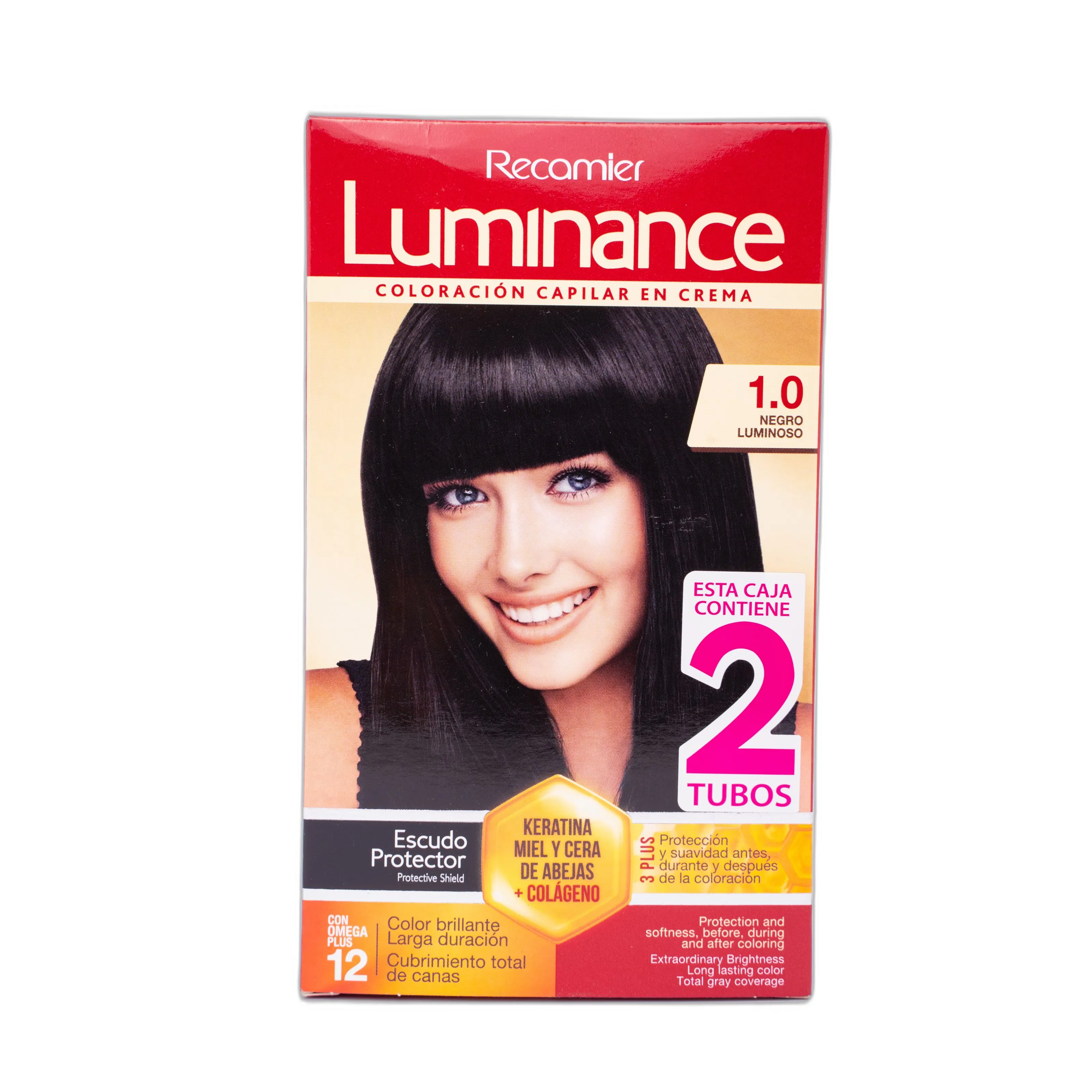 Tinte Luminance Negro Luminoso Dorado Tubo Estuche 1