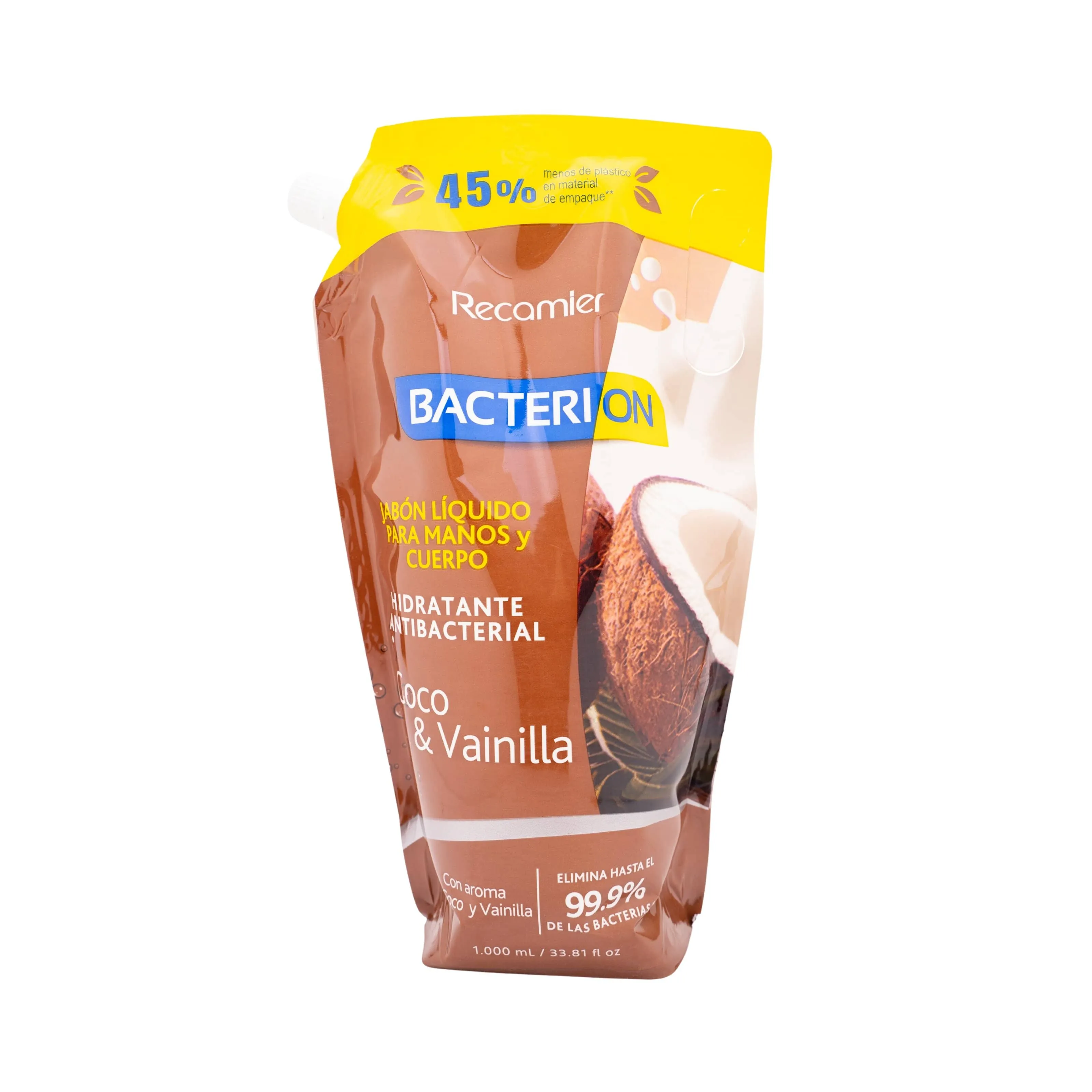 Jabón Bacterion Líquido Vainilla Coco 1000 ml