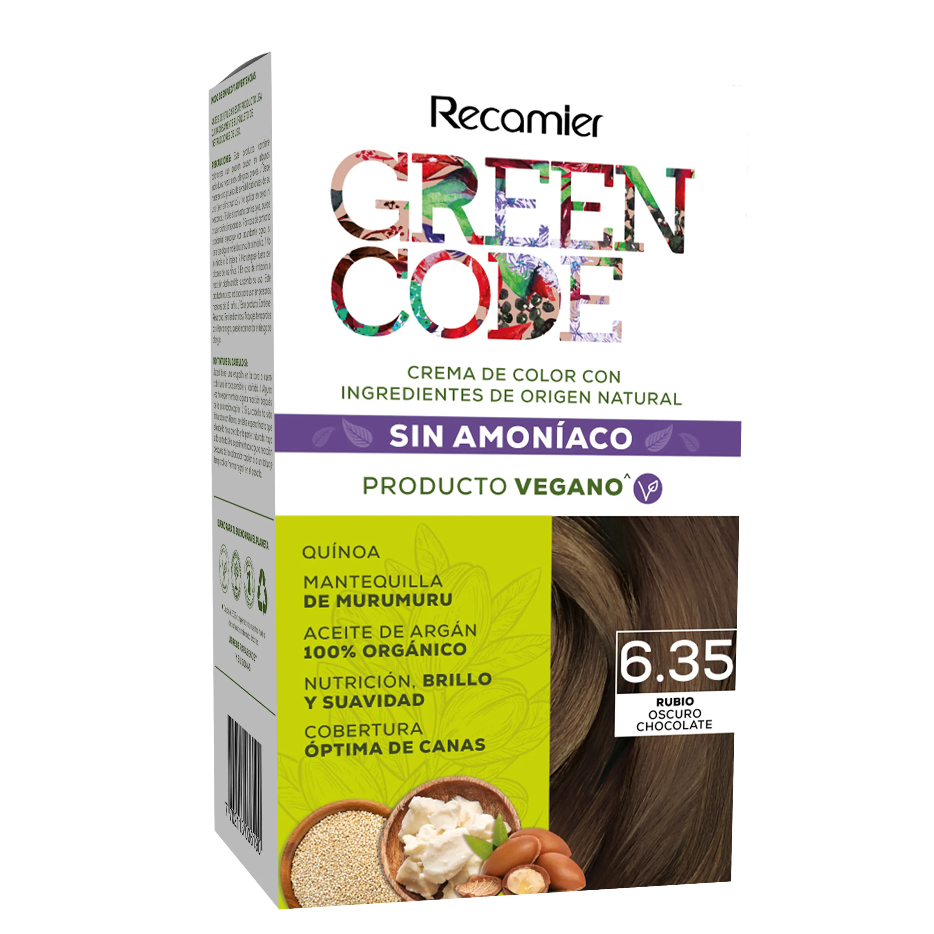 Tinte Green Code Rubio Oscuro Chocolate Estuche 635