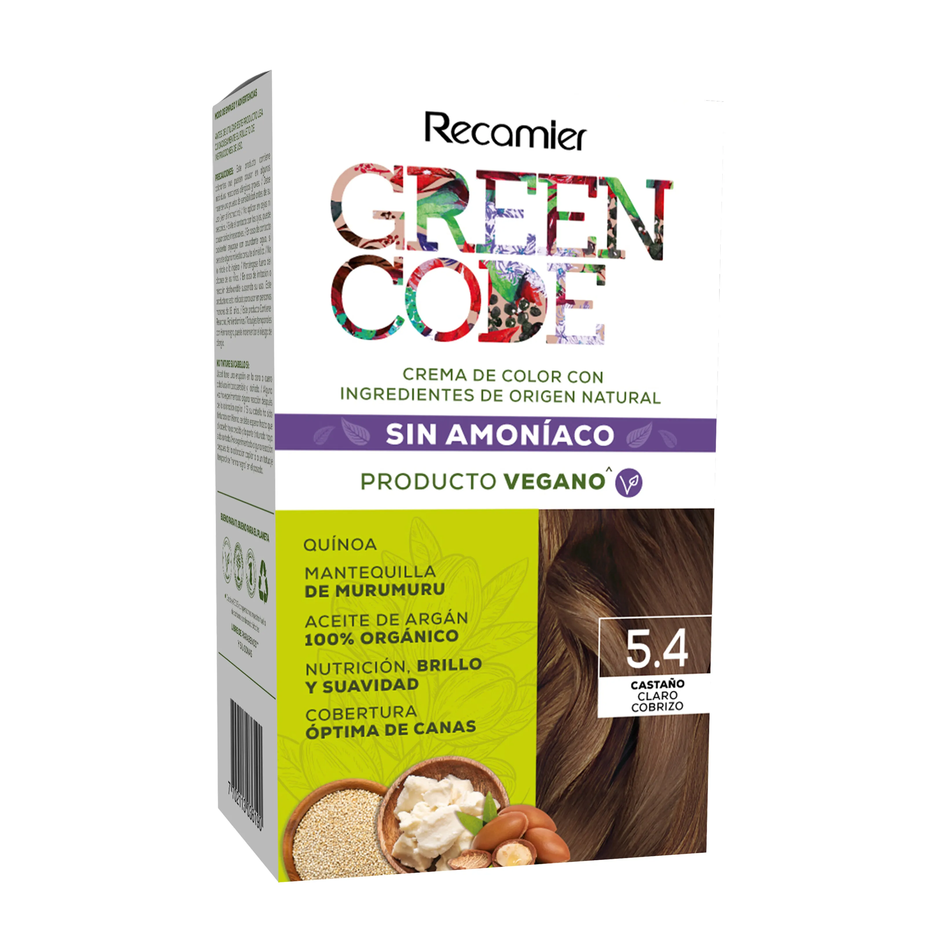 Tinte Green Code Castano Claro Natural Estuche 54