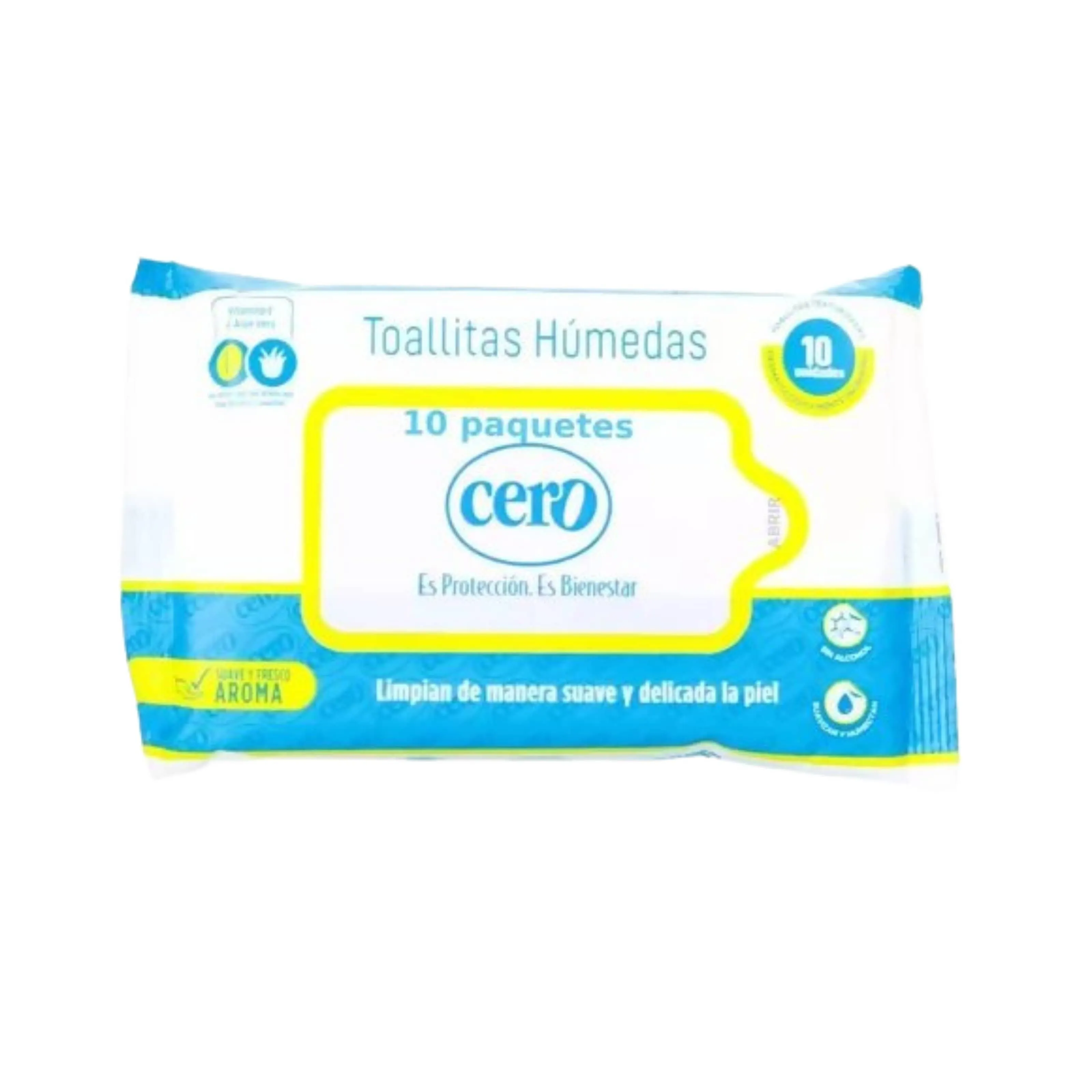 Toallitas Humedas Cero Paq 10 Und