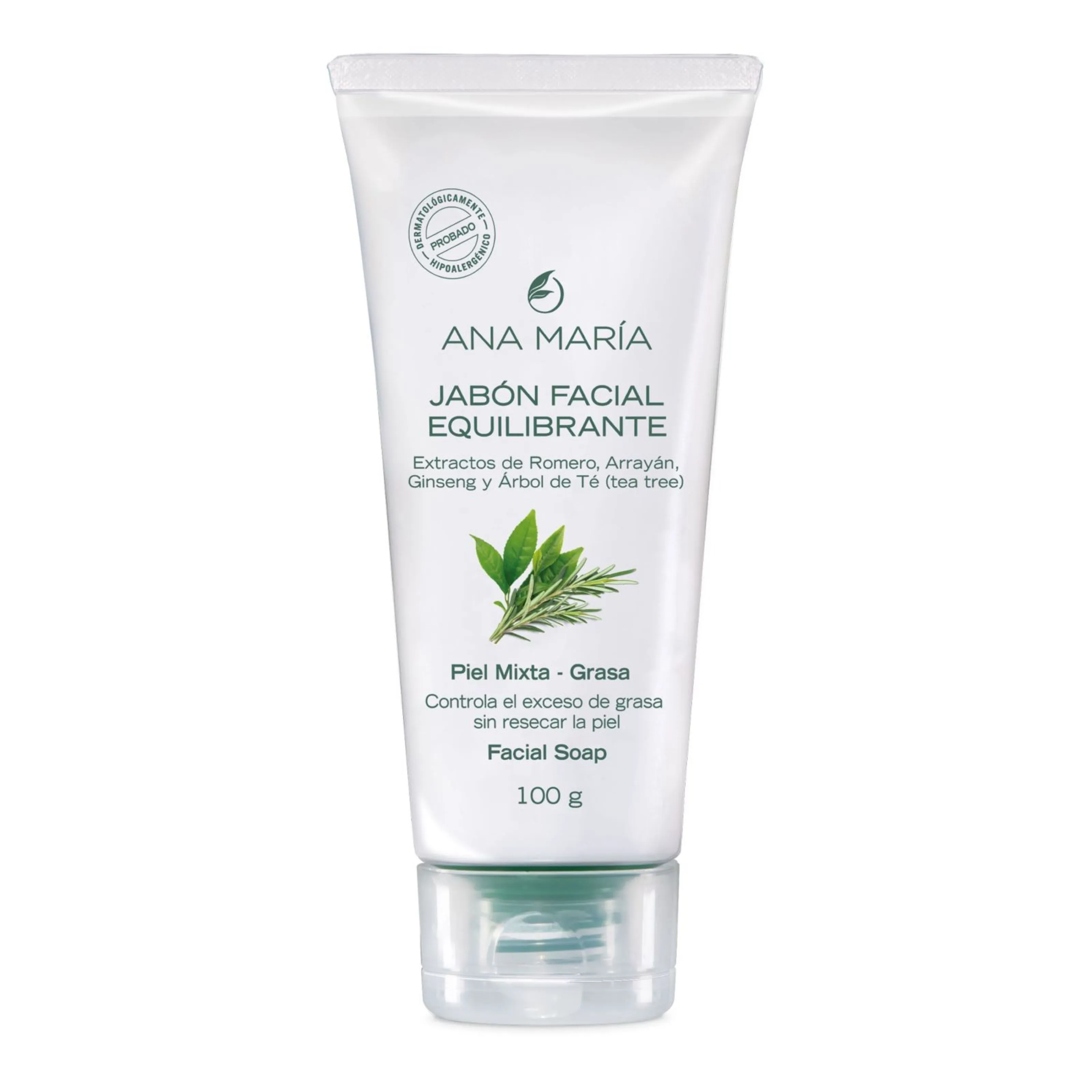 Jabón Facial Líquido Ana María Piel Grasa/Mixta 100 g