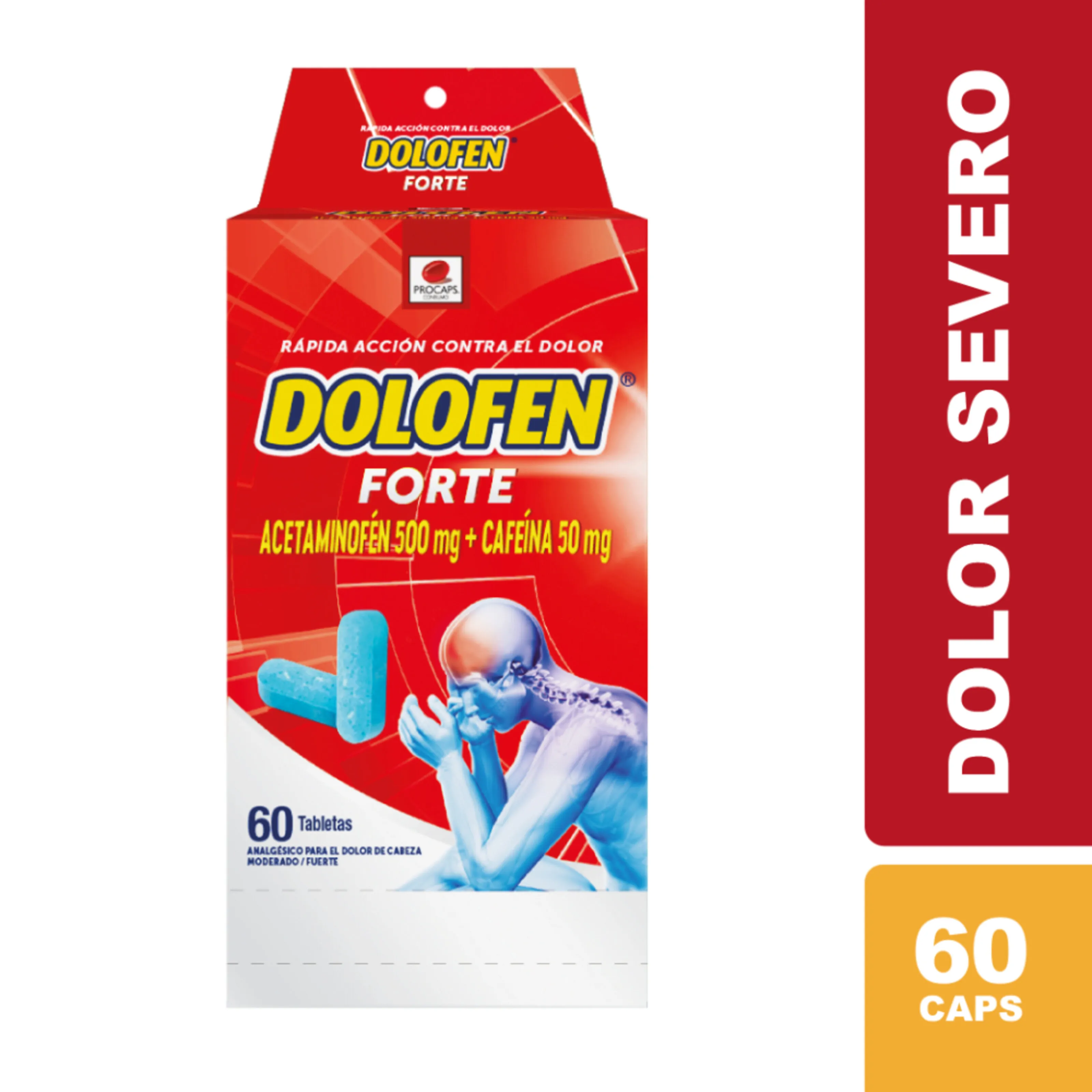 Dolofen Forte T Tabletas 500 Mg/50 Mg 60 Und