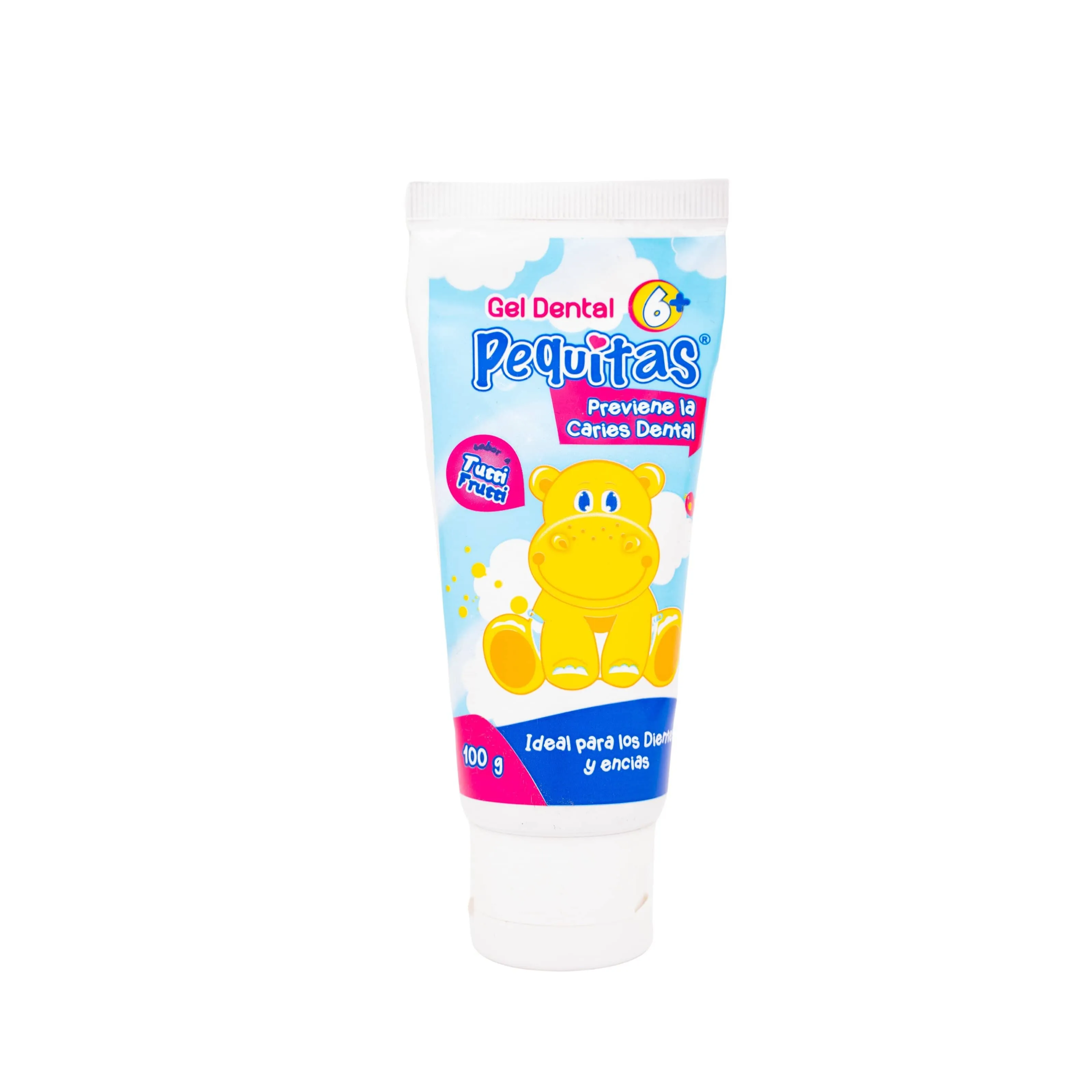 Gel Dental Pequitas Kids Sin Fluor Tubo 100 Gr