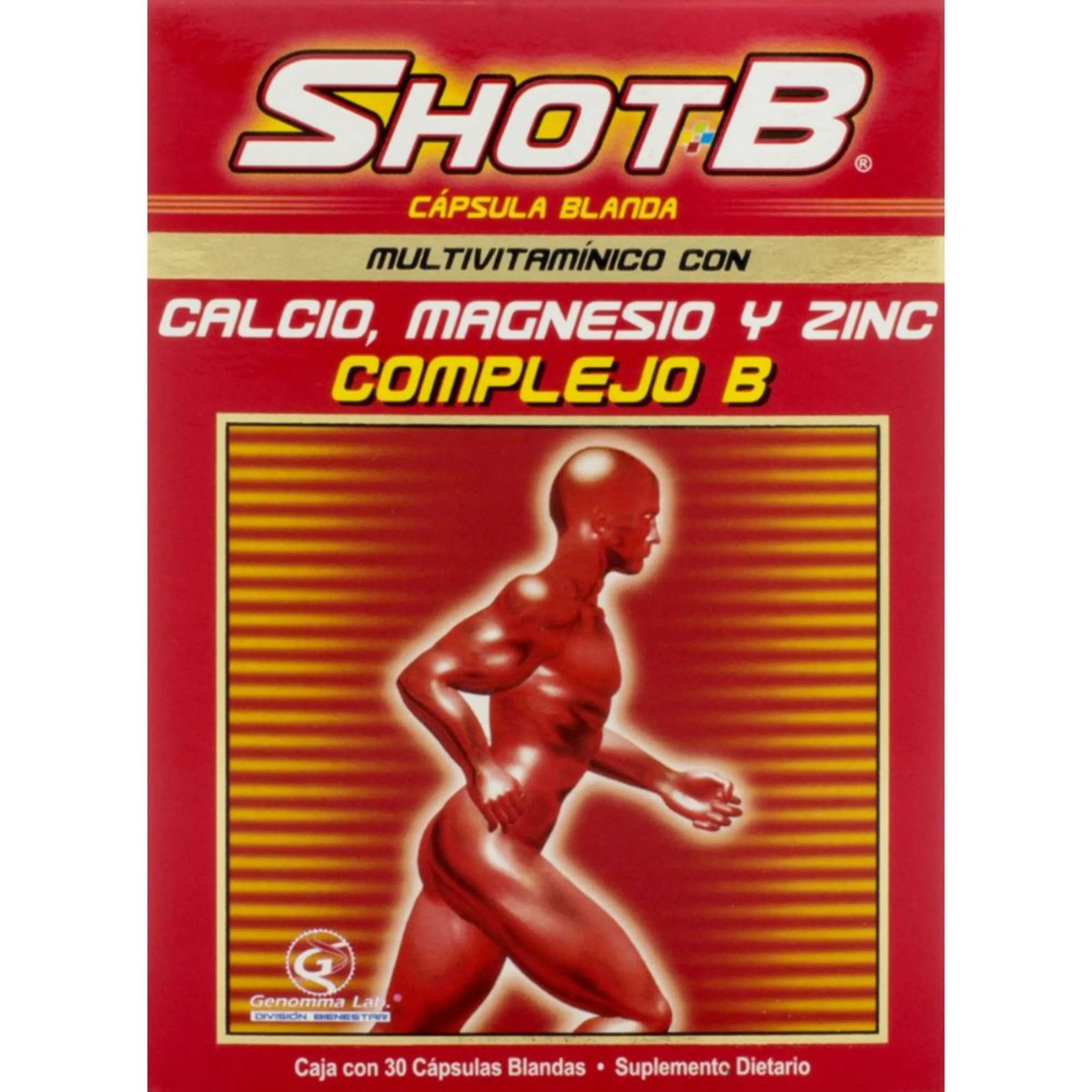 Shot B Multivitaminico Caja 30 Capsulas