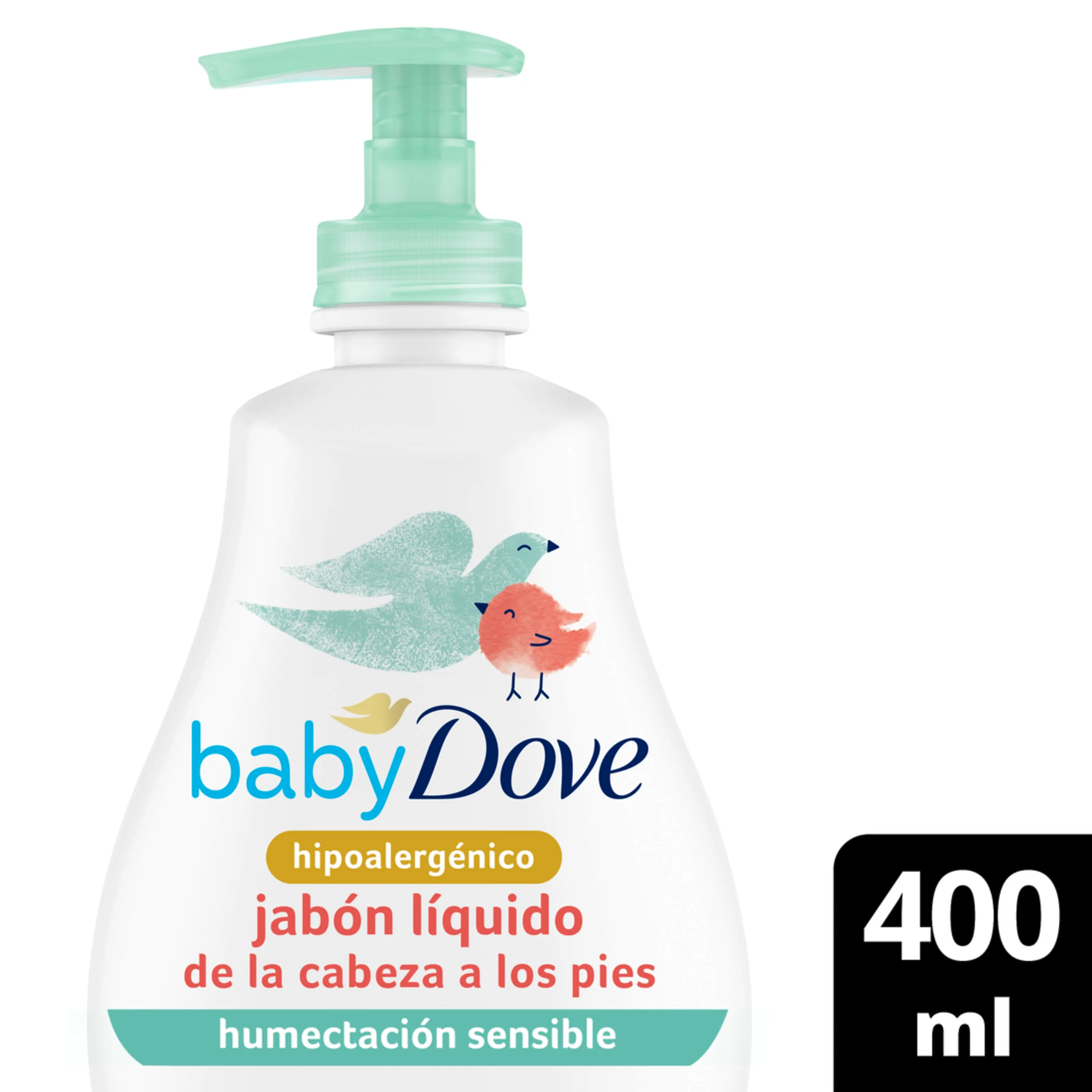 Jabón Dove Líquido Baby Humectación Sensible 400 ml