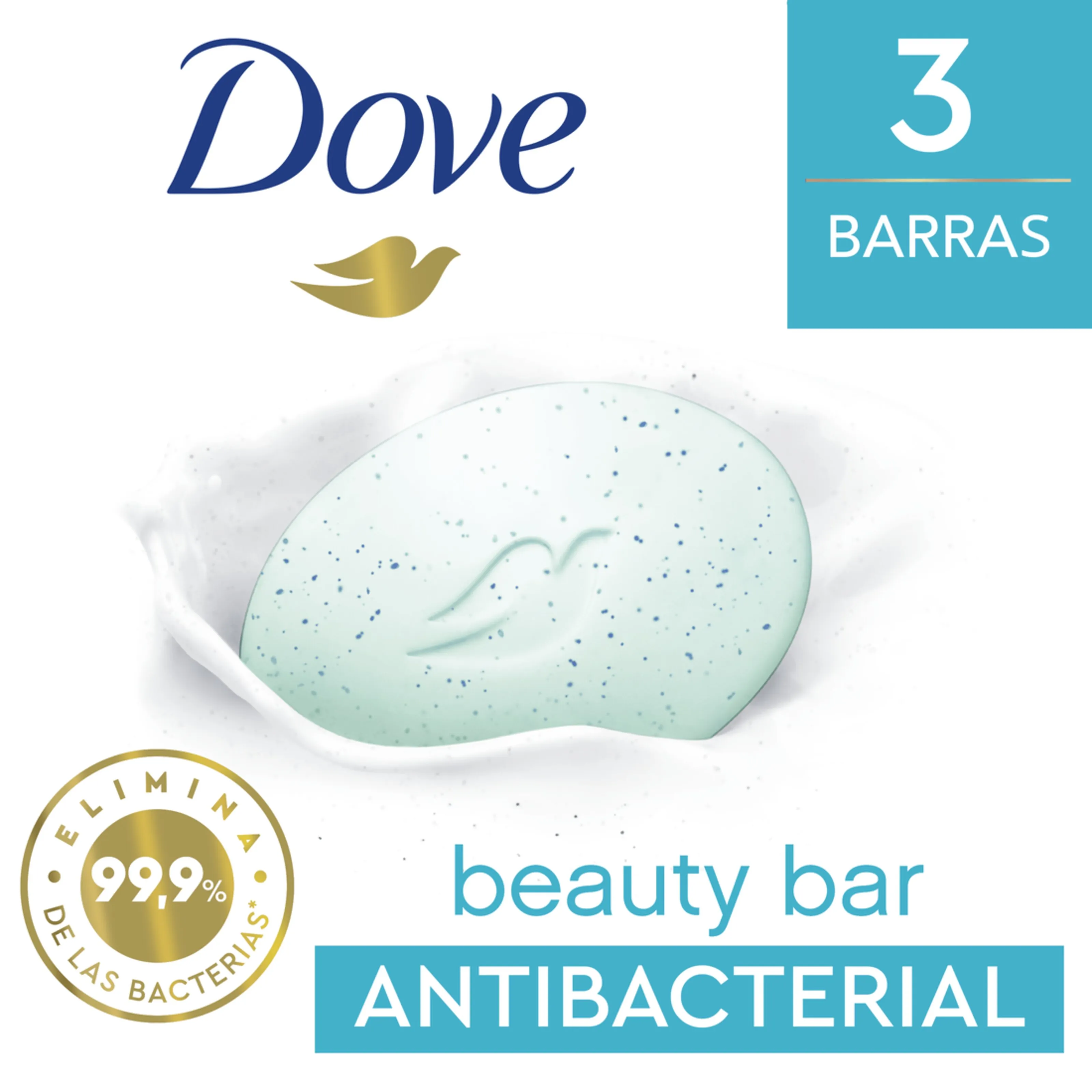 Jabón Dove Cuida Protege 3 Barras 90 g
