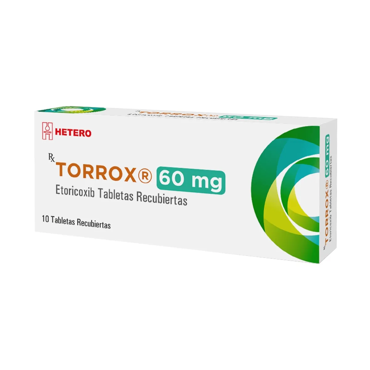 Torrox 60 Mg Caja Por 10 Tabletas