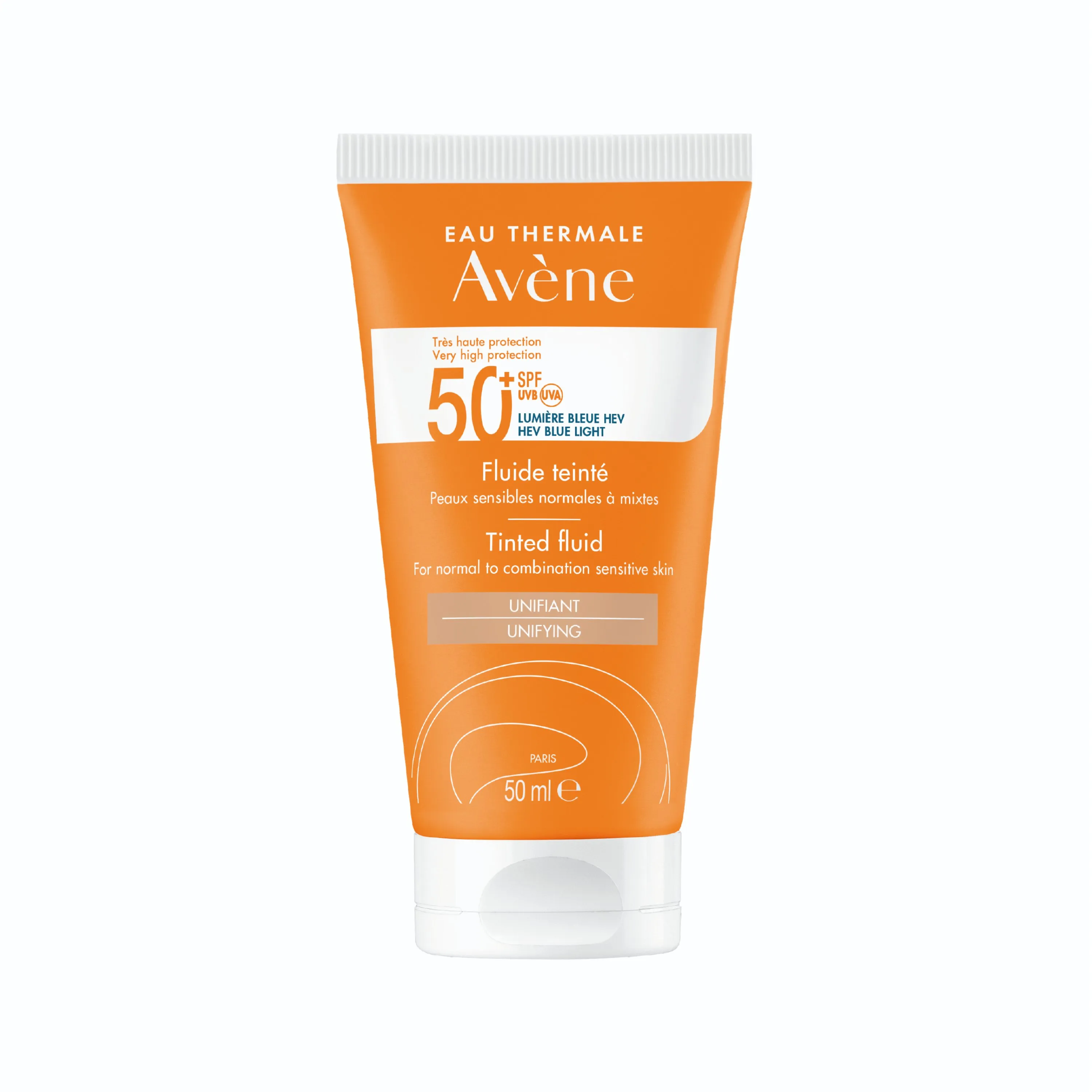 Bloqueador Solar Fluido Color Piel Desnudo SPF50 50 ml