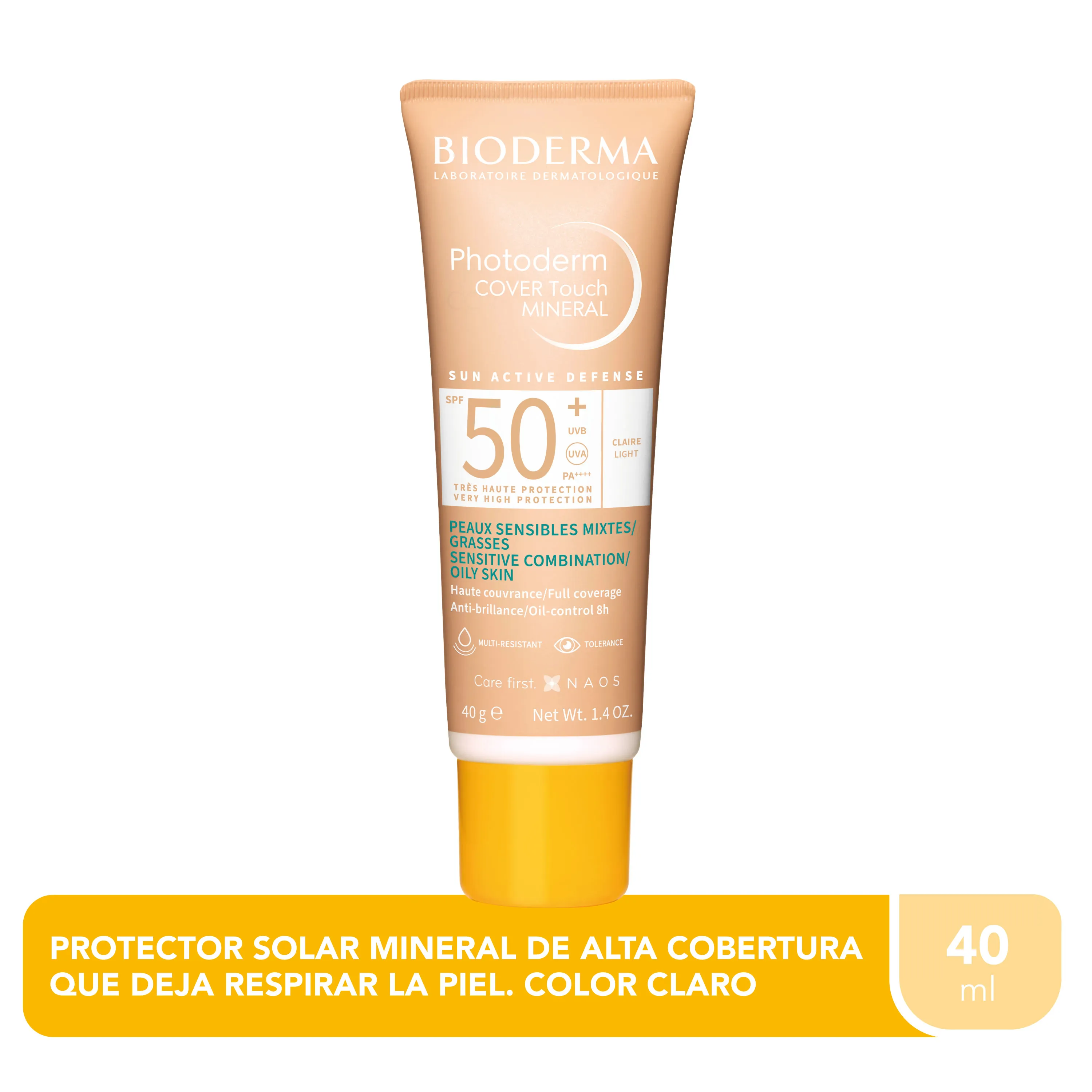 Photoderm Cover Touch Teinte Claire 40 Ml