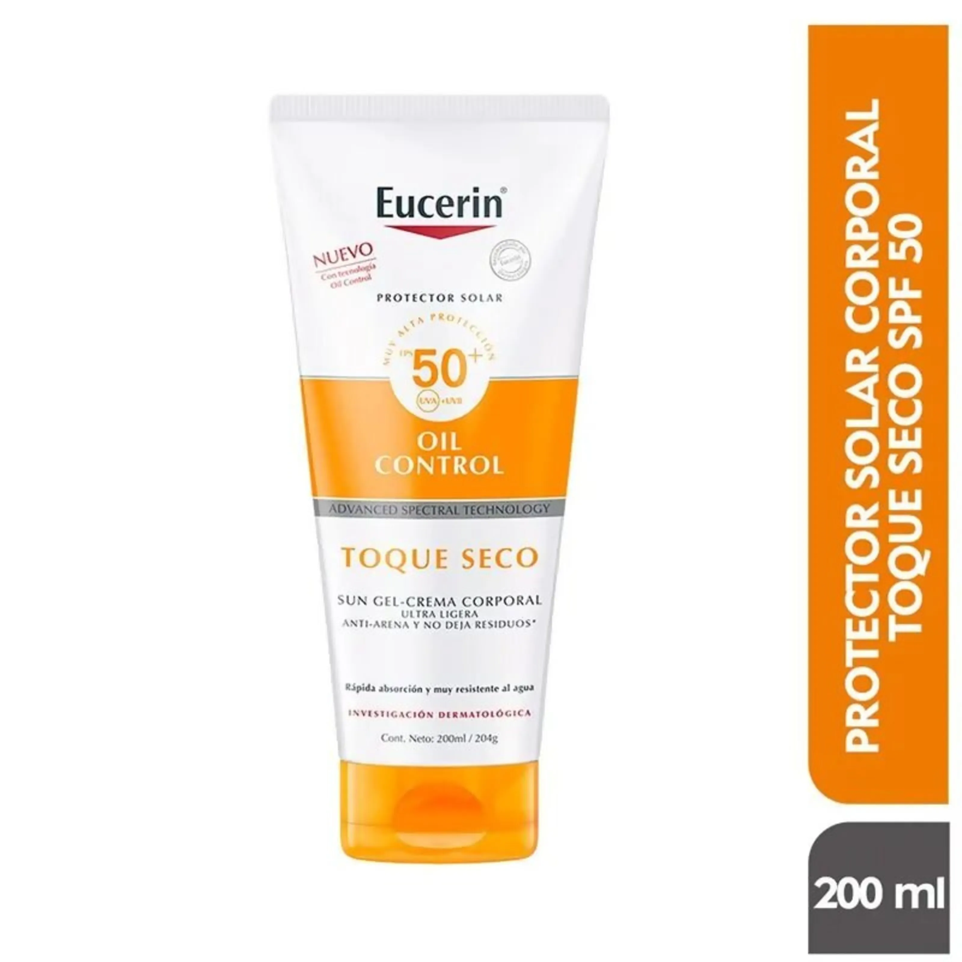 Eucerin Sun Toque Seco Corporal Spf 50 200 Ml