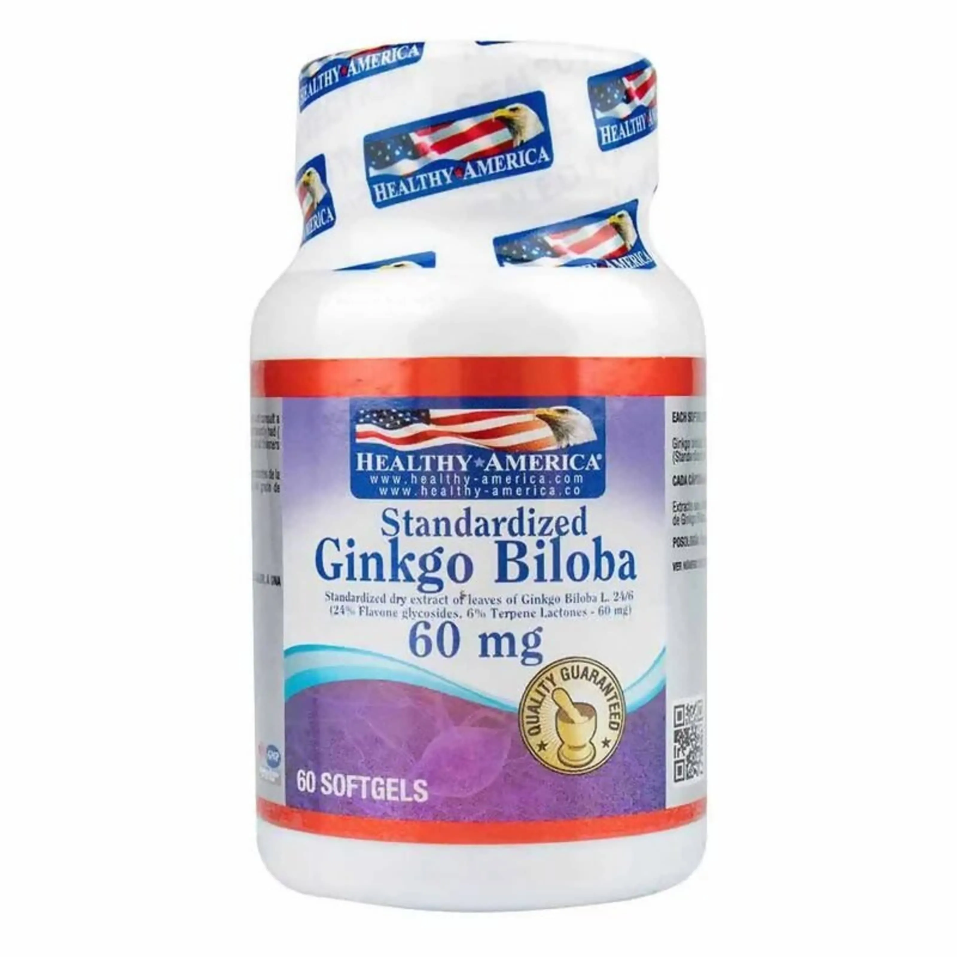 Gingko Biloba Cápsulas 60 mg x 60 Und