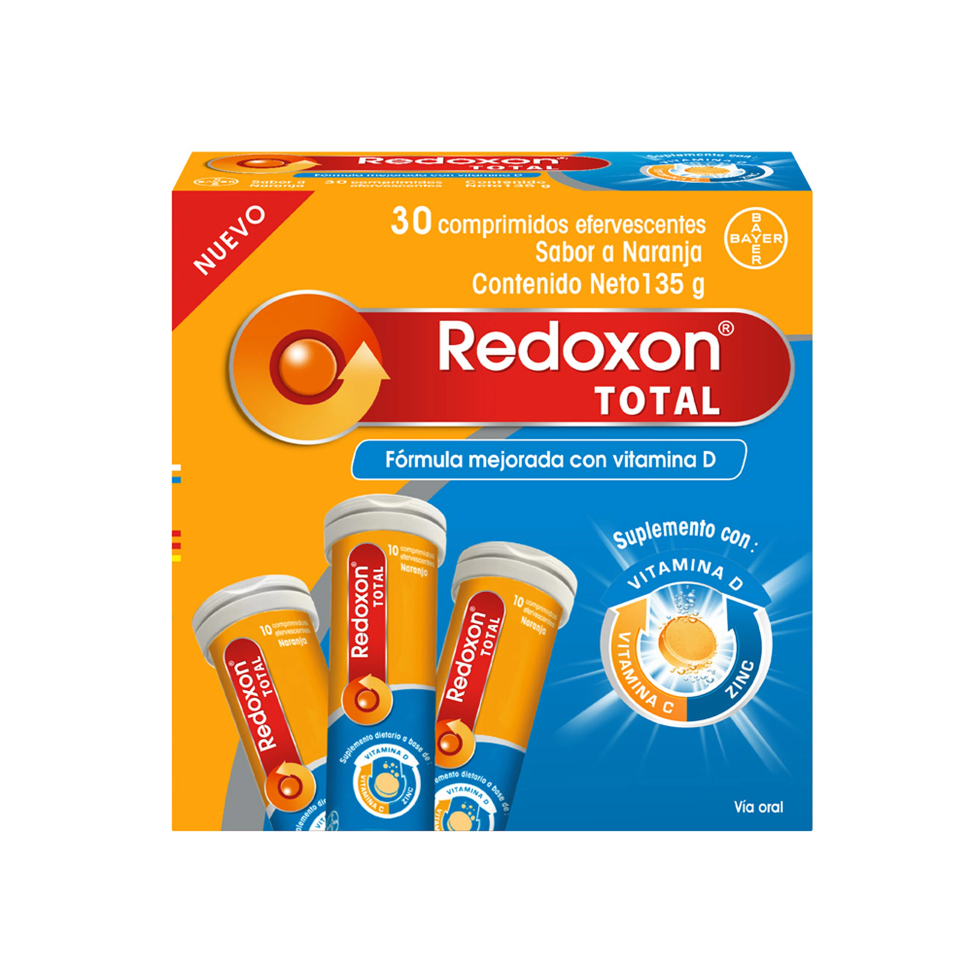 Redoxon Total Tab Efe 30 Und Caja 135Gr