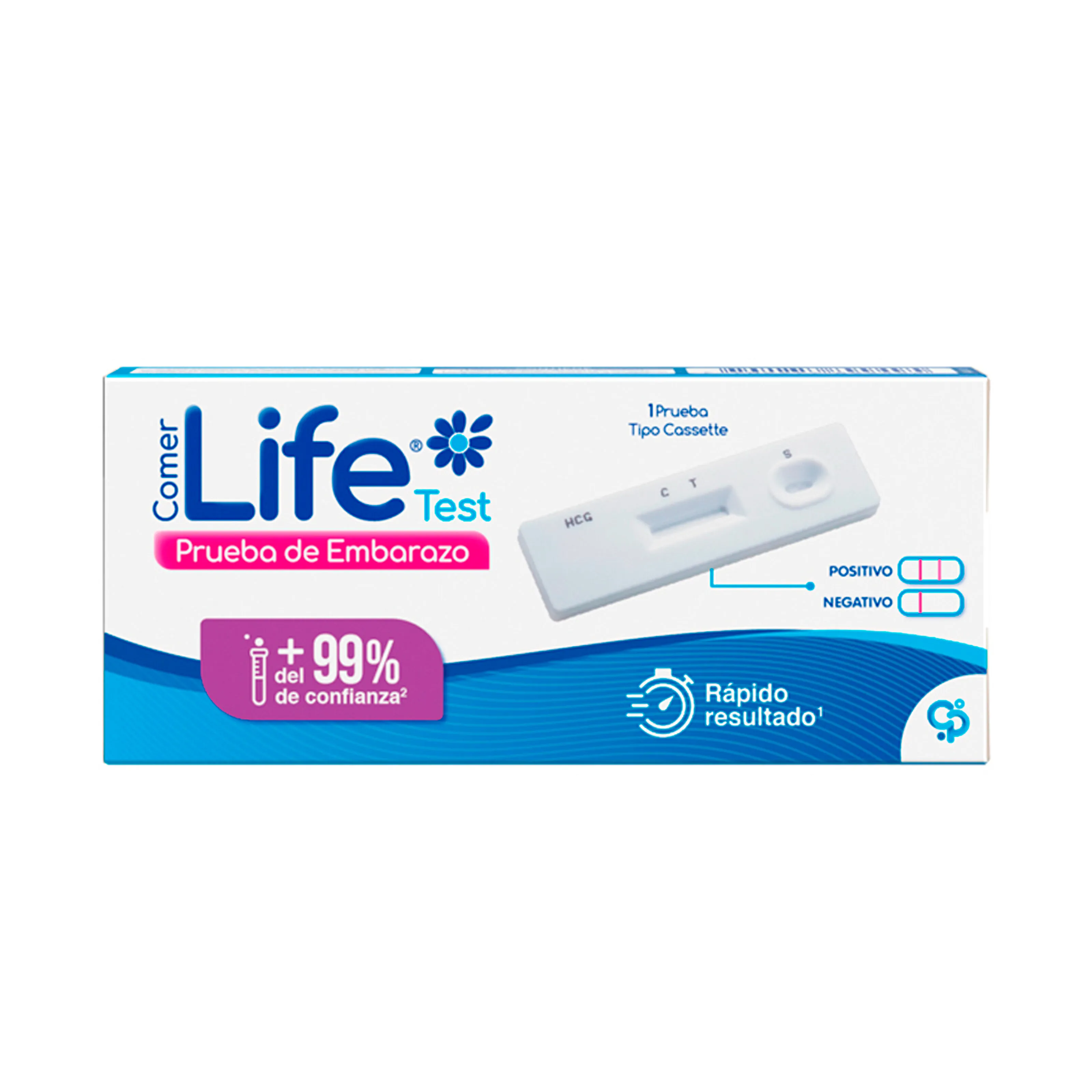 Prueba Embarazo Comerlife Cassette Caja Und.