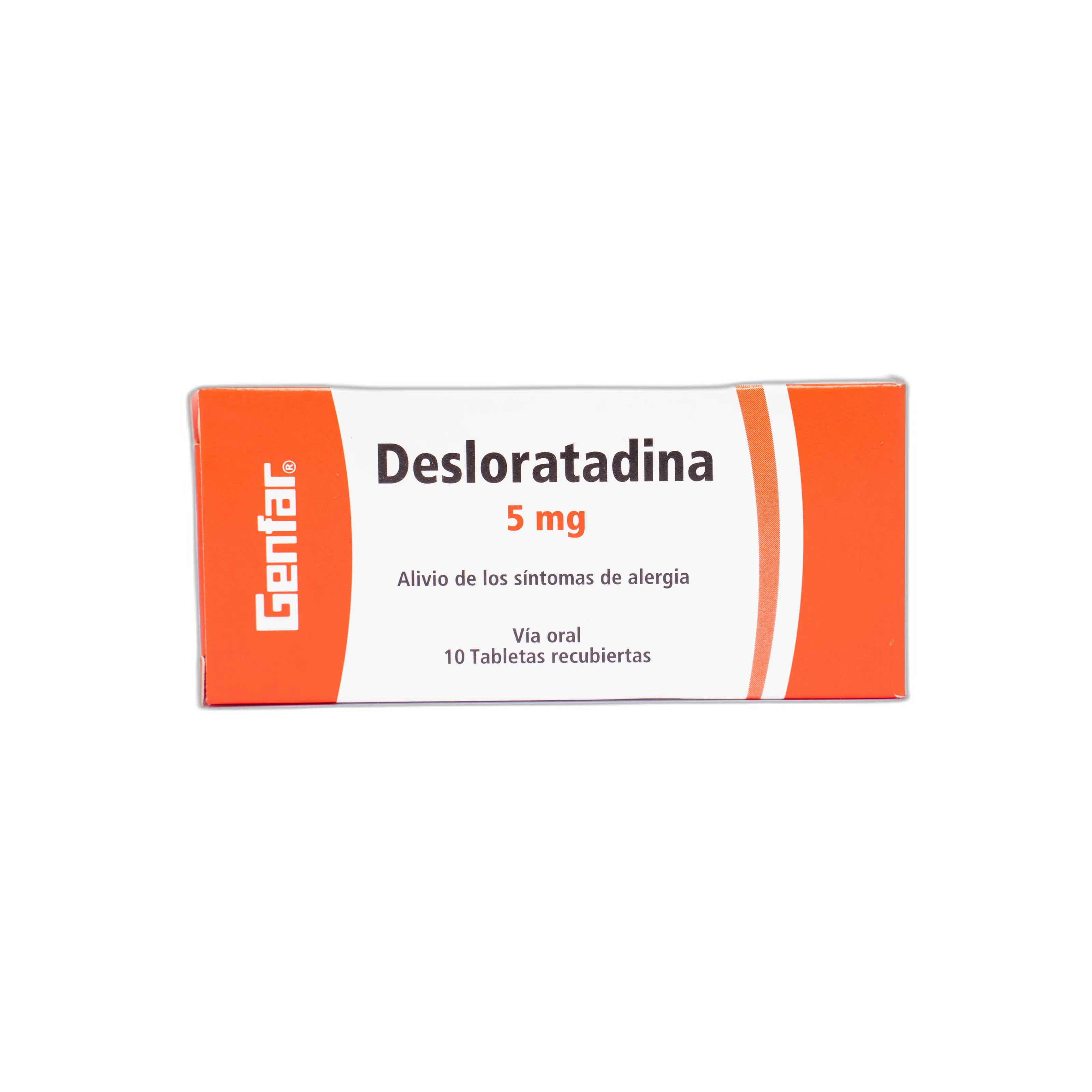 Desloratadina 5 mg 10 Tabletas
