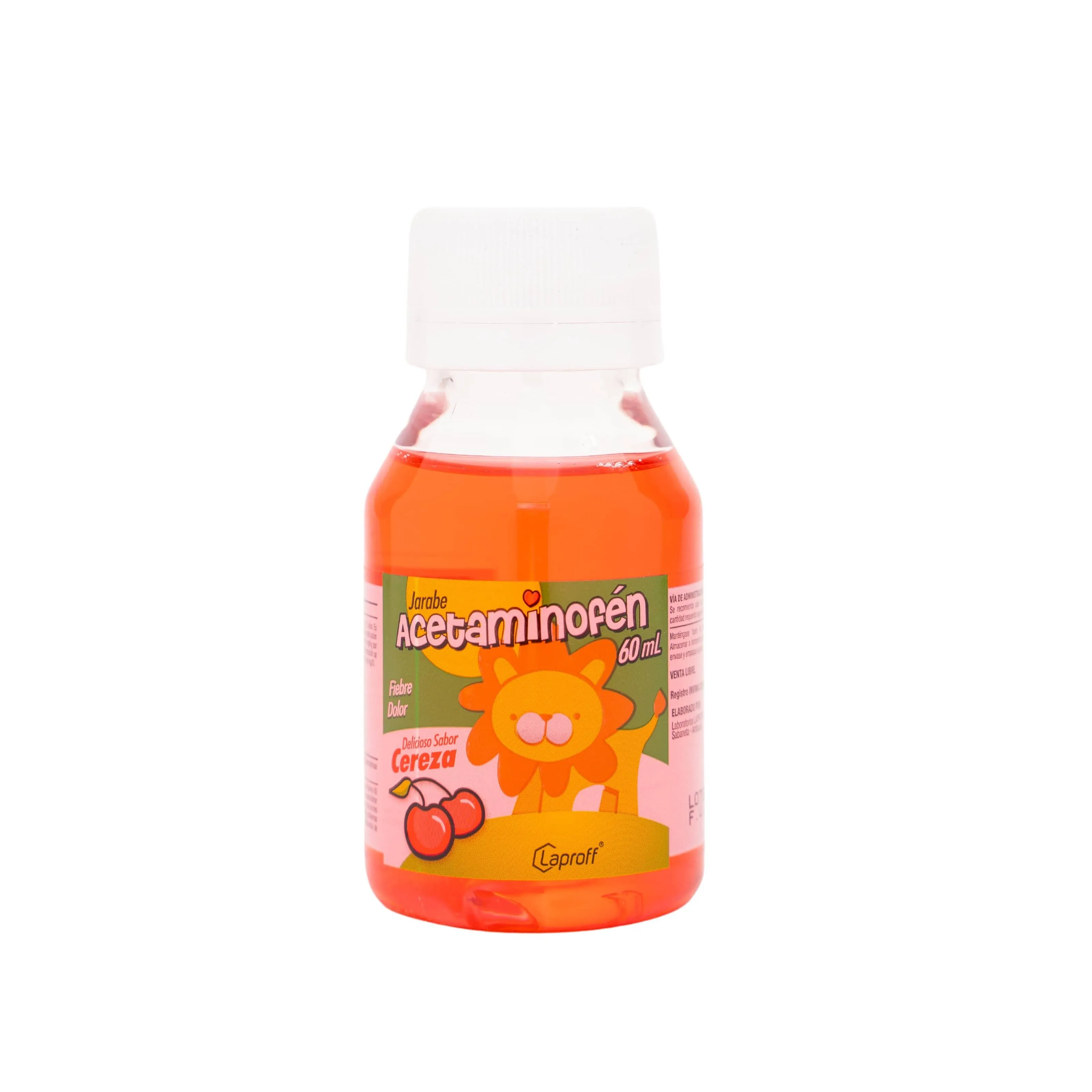 Acetaminofén 150 mg/5 ml Jarabe 60 ml Lapr