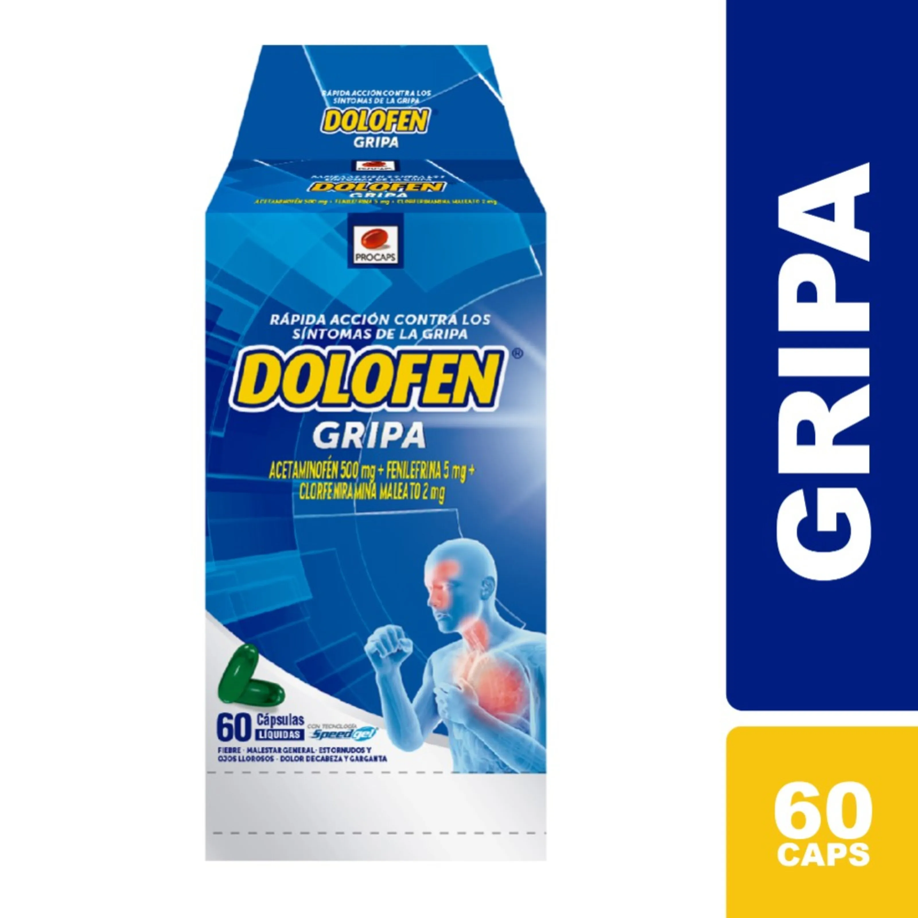 Dolofen Gripa Cápsulas 60 Und