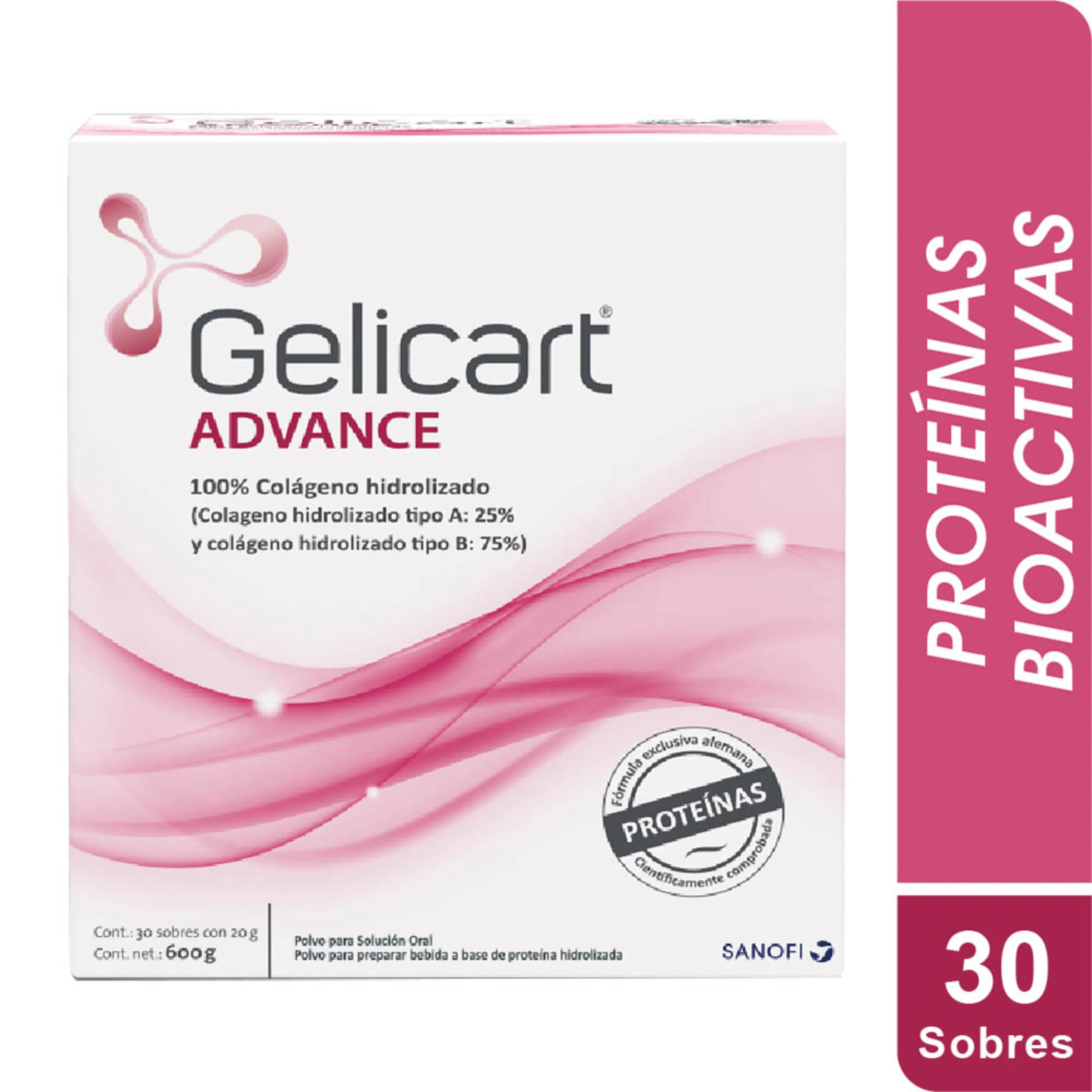 Gelicart Advance Polvo Nutritivo Sachet x 30 Und 10 g