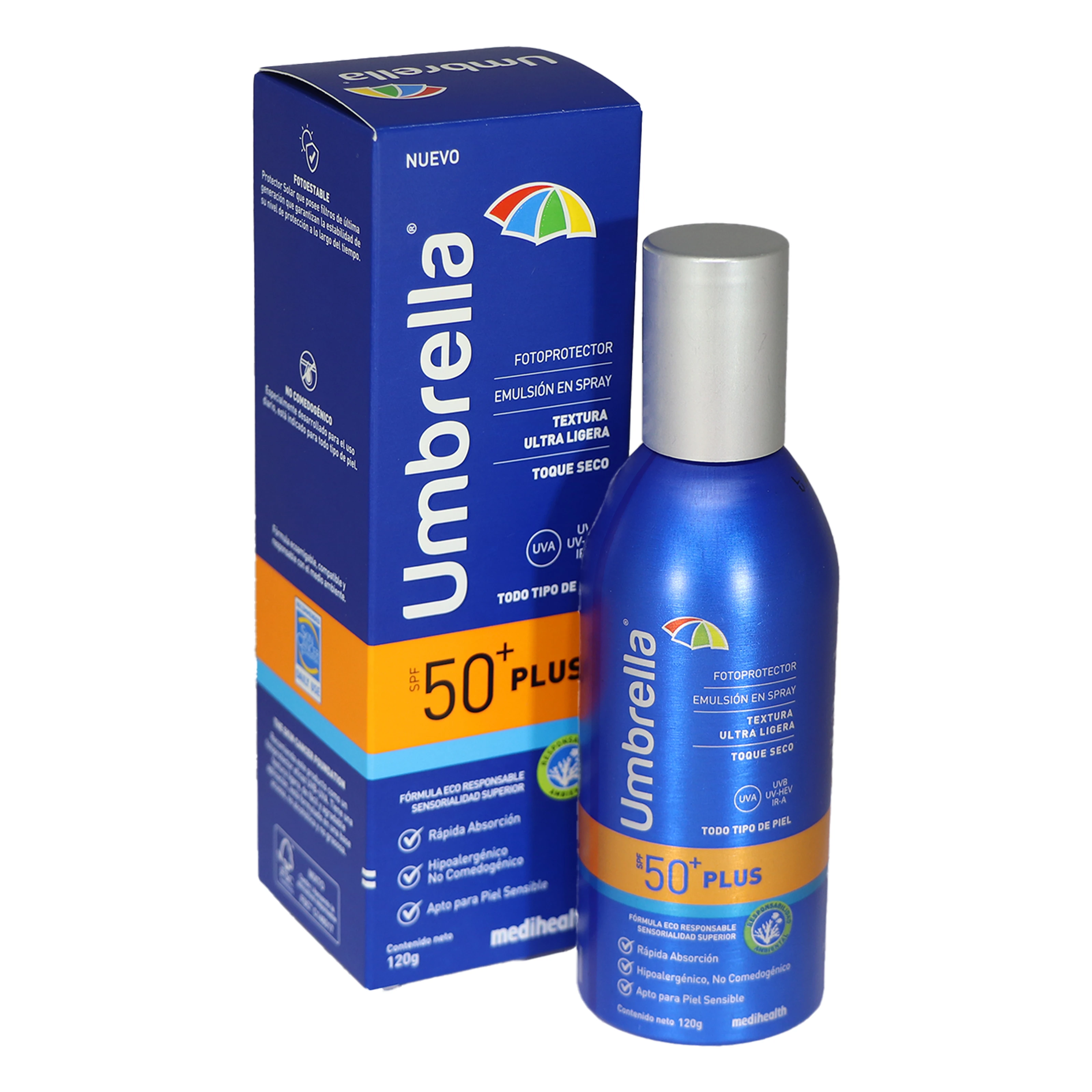 Bloqueador Umbrella Plus Emulsión Fps 50+ X 120 Gr