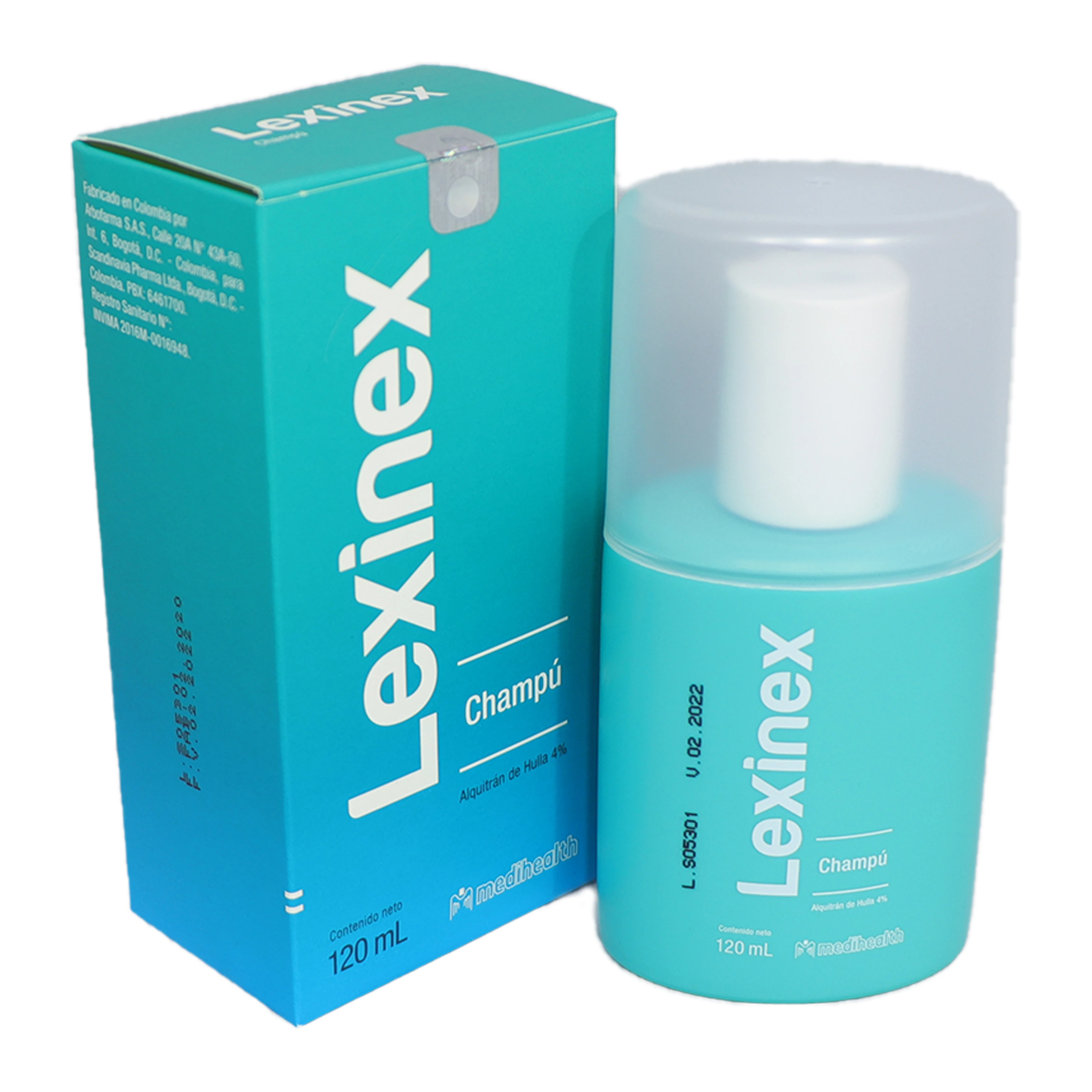 Lexinex Champu Anticaspa Frasco 120 Ml