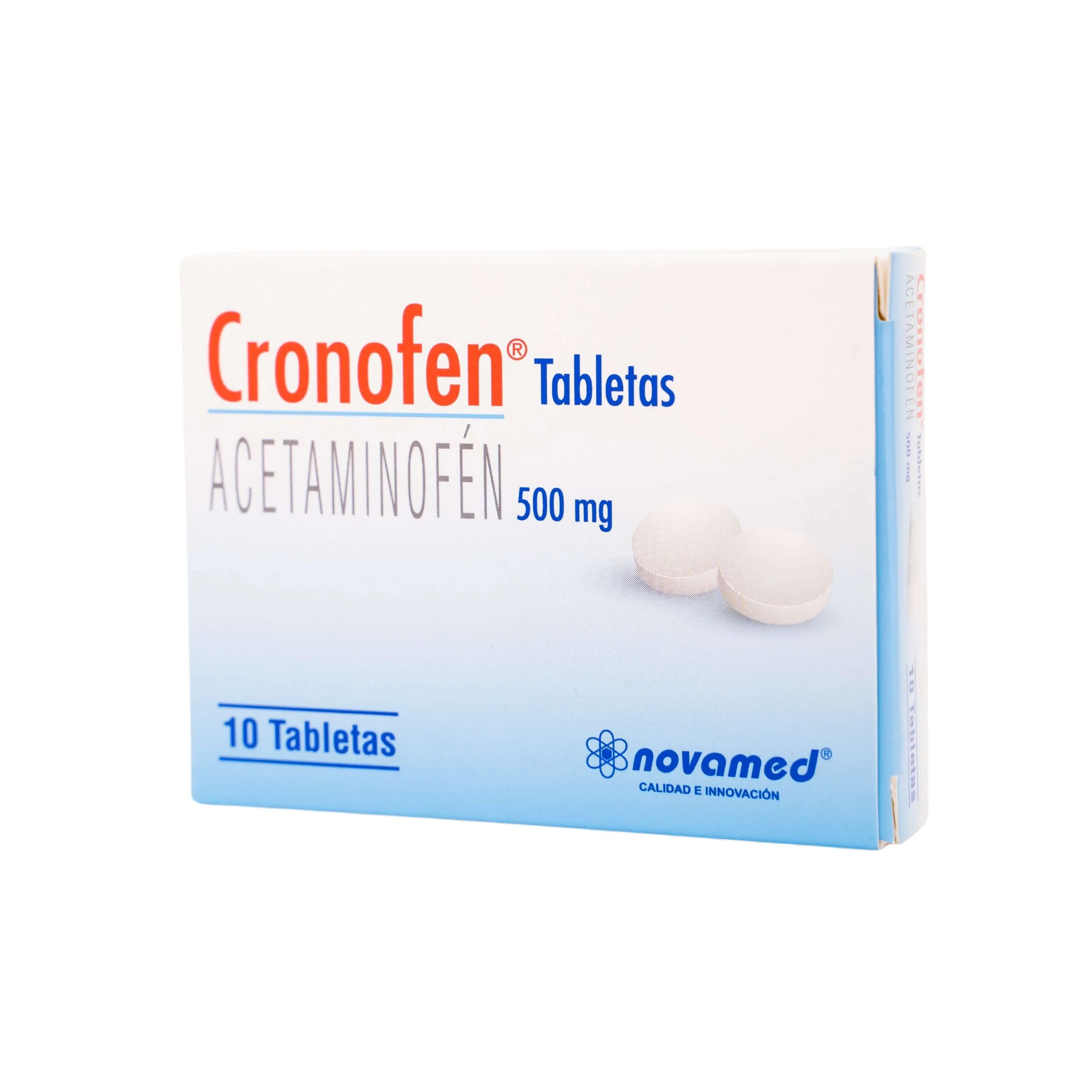 Acetaminofén Cronofen 500 mg x 10 Tabletas