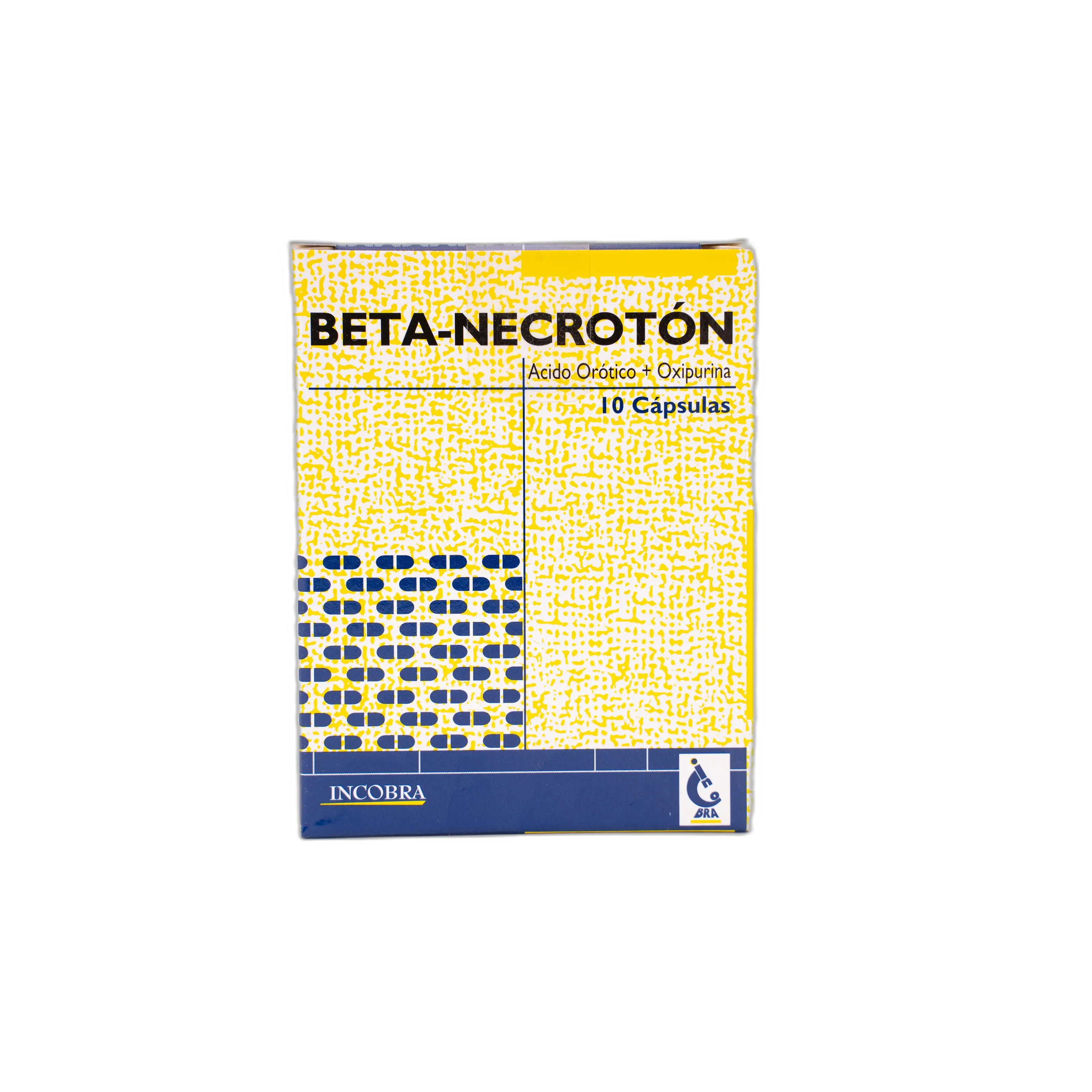 Beta Necroton 50/200 mg x 10 Comprimidos