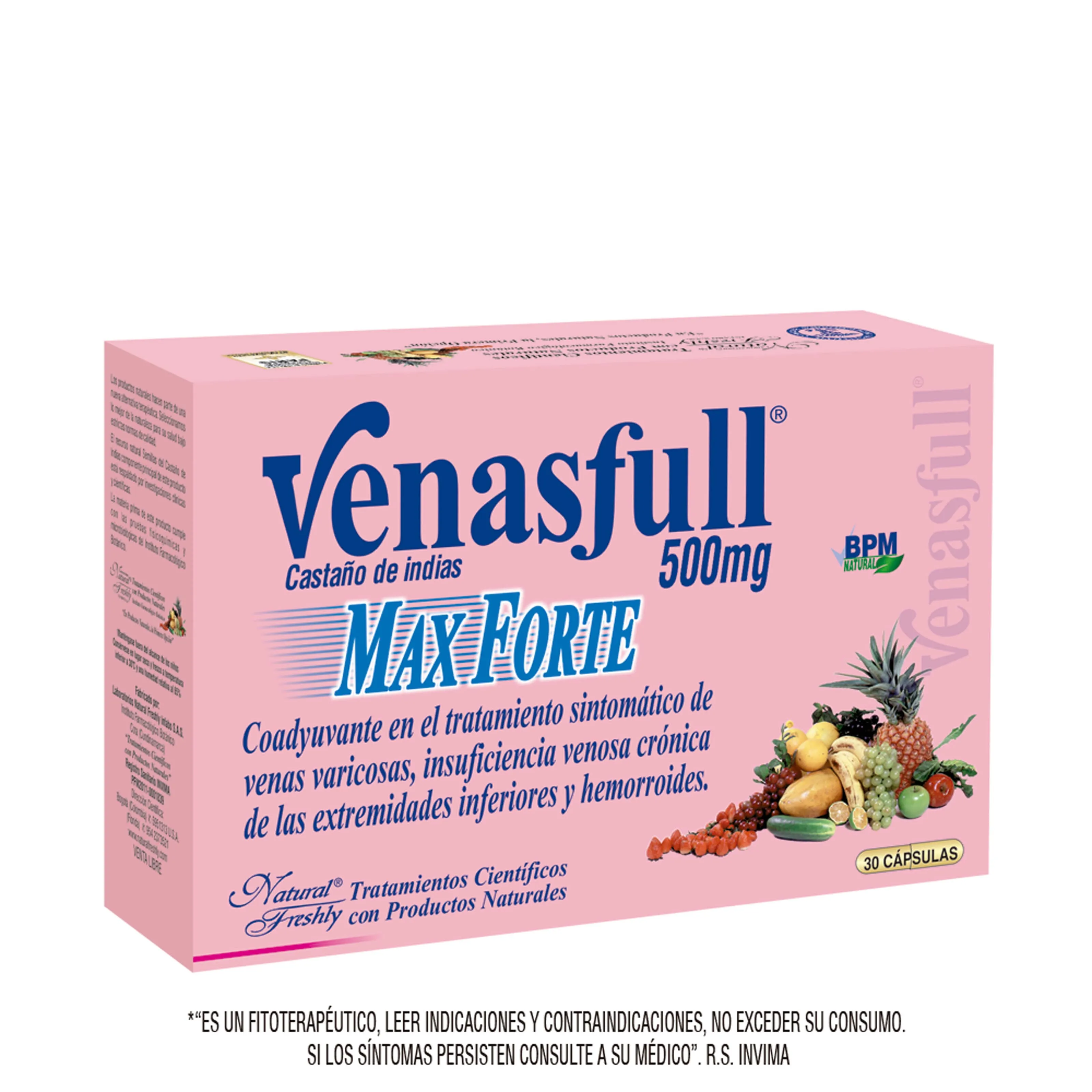Venasfull 500 Mg Caja 30 Comprimido