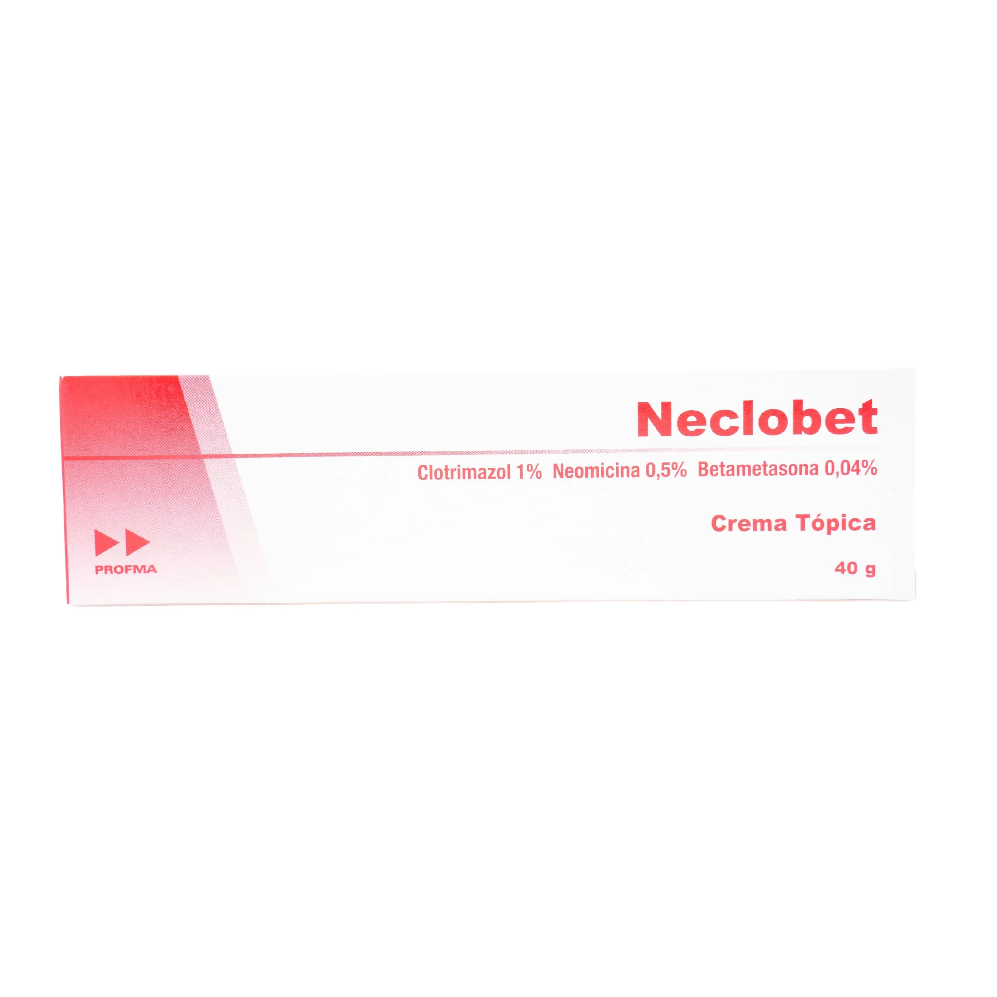 Neclobet Crema Tópica 1%-0.5%-0.04% 40 g